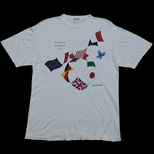 レアTOKYO SUMMIT 1993 TシャツHANAE MORI
