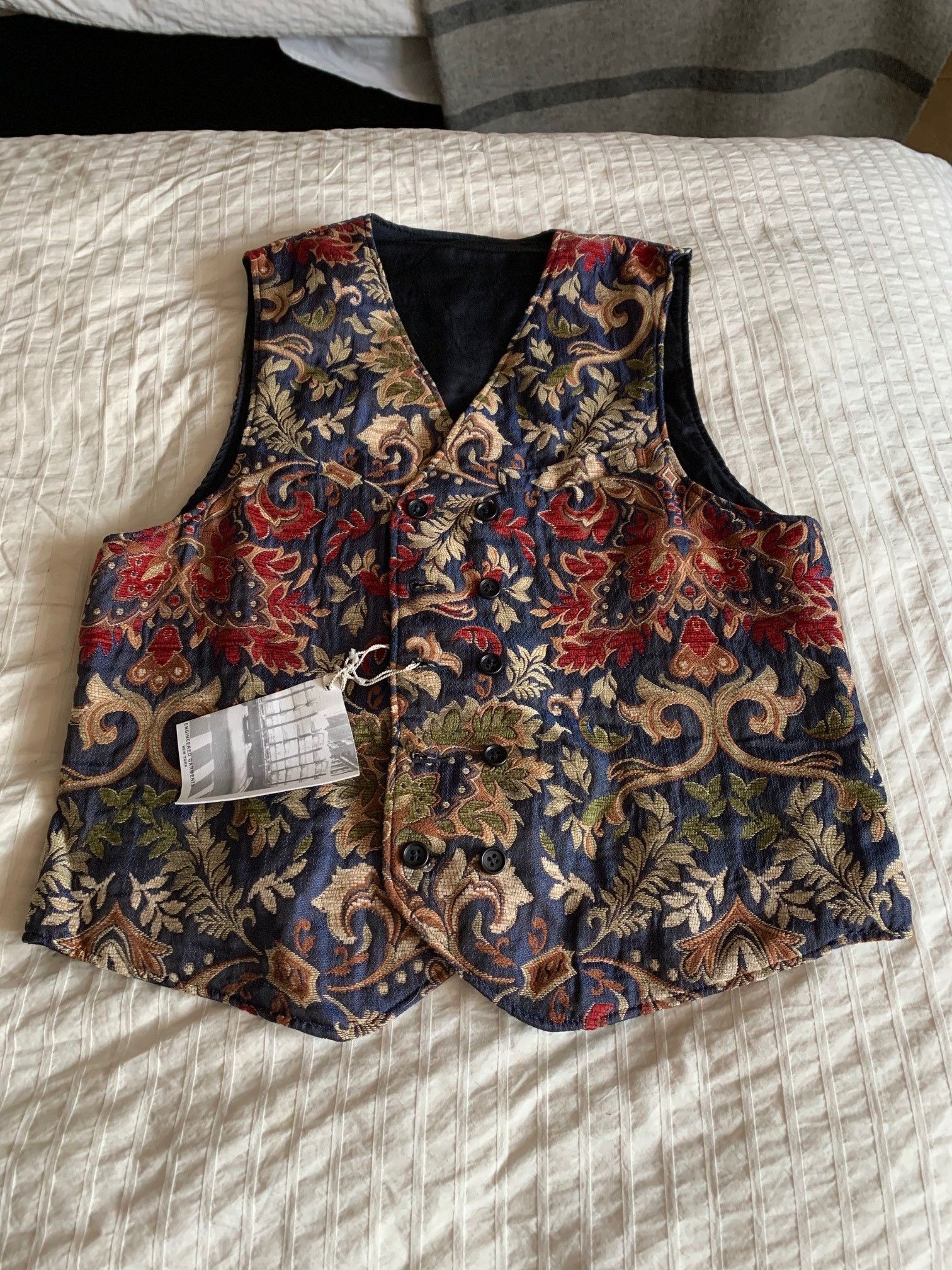 【engineerd garment】 over vest reversible Engineered Garments Engineered Garments Reversible Over Vest