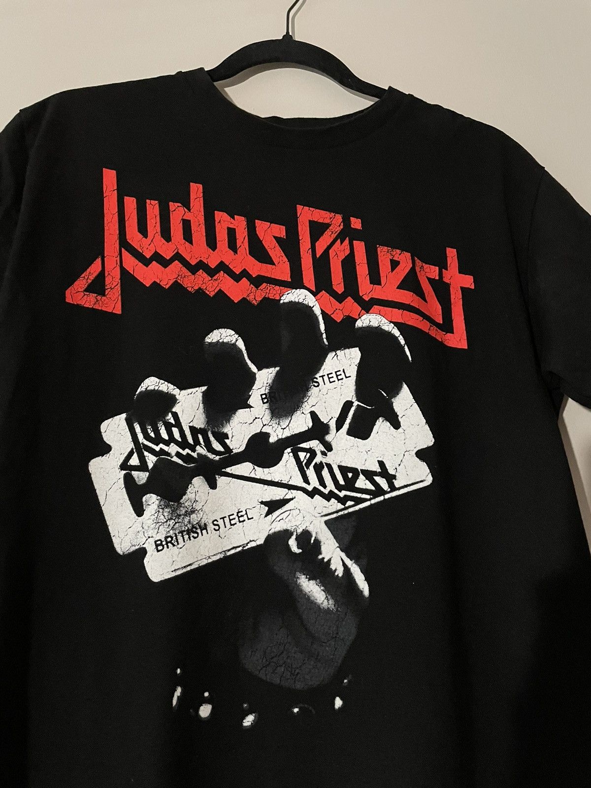 Band Tees × Judas Priest × Rock Band Judas Priest British Steel Tee ...