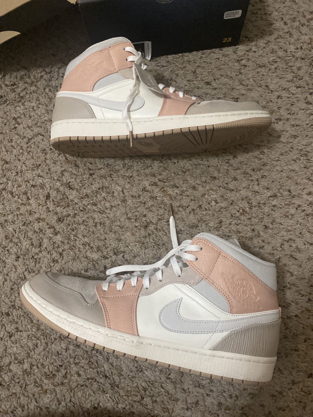 Nike Milan Jordan 1 Mid Size US 11.5 / EU 44-45 - 5 Thumbnail