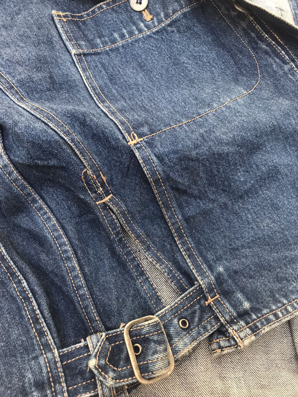 Marithe + Francois Girbaud Rare!! Marithe Francois Girbaud denim jacket Size US L / EU 52-54 / 3 - 12 Thumbnail