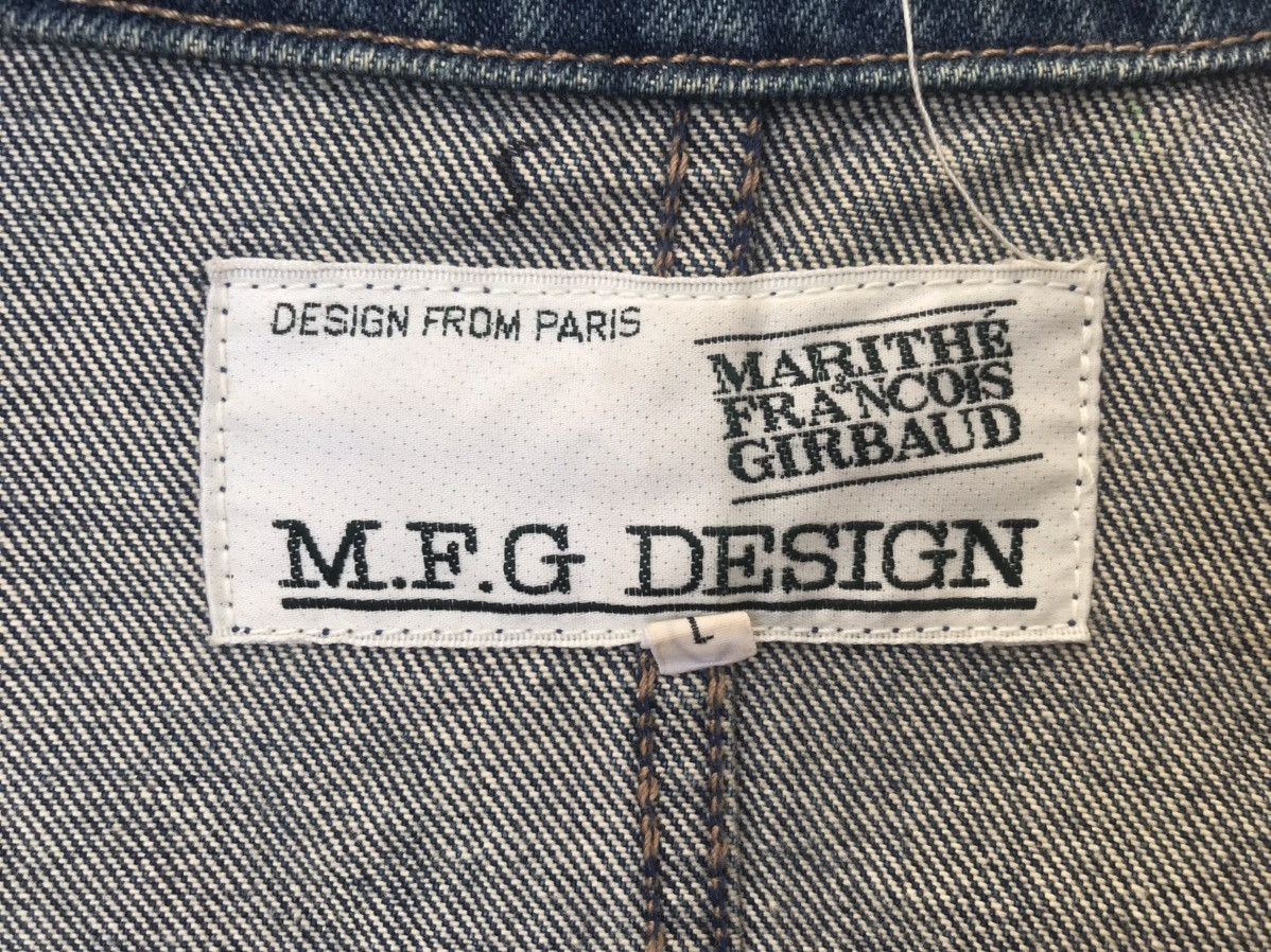 Marithe + Francois Girbaud Rare!! Marithe Francois Girbaud denim jacket Size US L / EU 52-54 / 3 - 10 Thumbnail