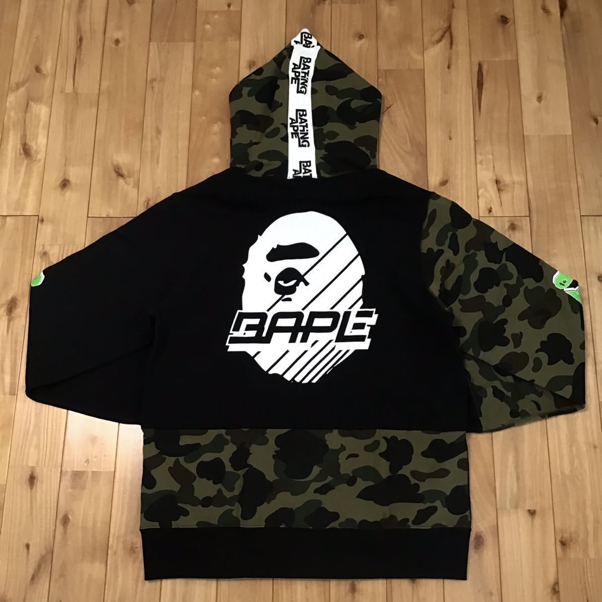 A BATHING APE BMX MASK FULL ZIP HOODIE - www.fountainheadsolution.com