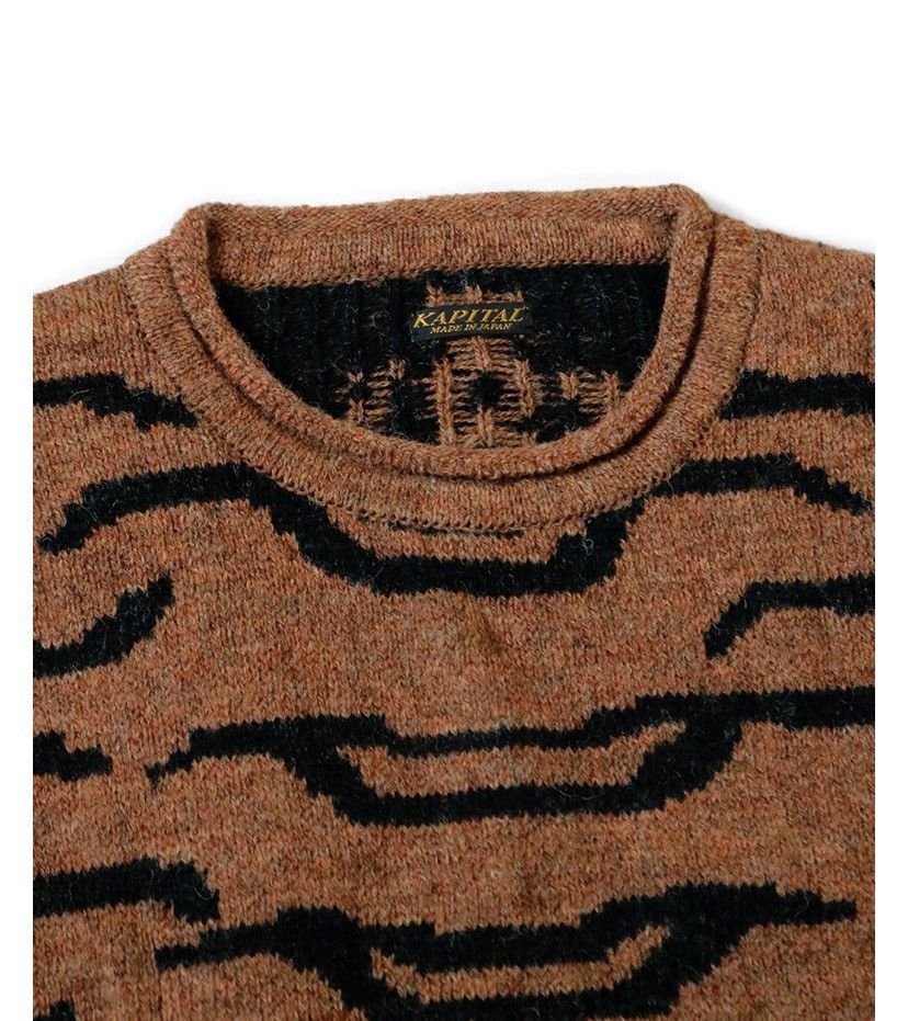 Kapital Kapital 7G Wool Nepal Tiger Crew Sweater Size US L / EU 52-54 / 3 - 4 Thumbnail