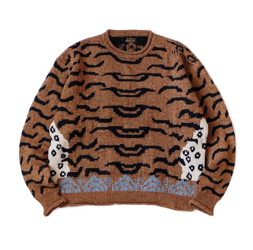 Kapital Kapital 7G Wool Nepal Tiger Crew Sweater Size US L / EU 52-54 / 3 - 2 Thumbnail