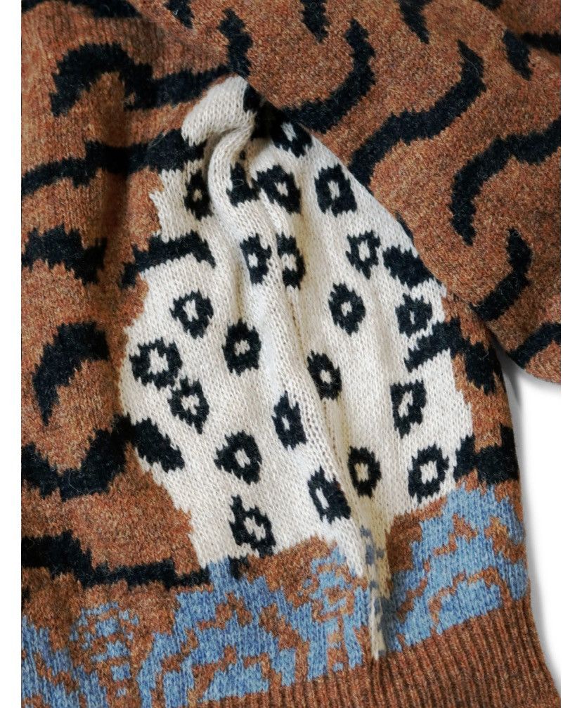Kapital Kapital 7G Wool Nepal Tiger Crew Sweater Size US L / EU 52-54 / 3 - 9 Thumbnail