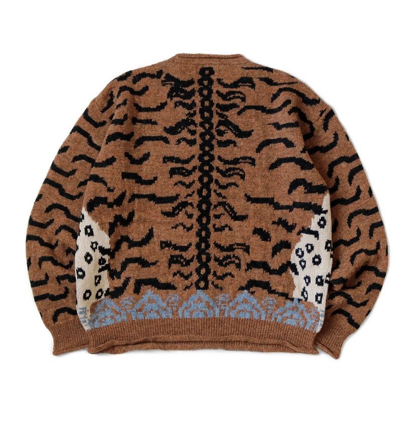 Kapital Kapital 7G Wool Nepal Tiger Crew Sweater Size US L / EU 52-54 / 3 - 3 Thumbnail