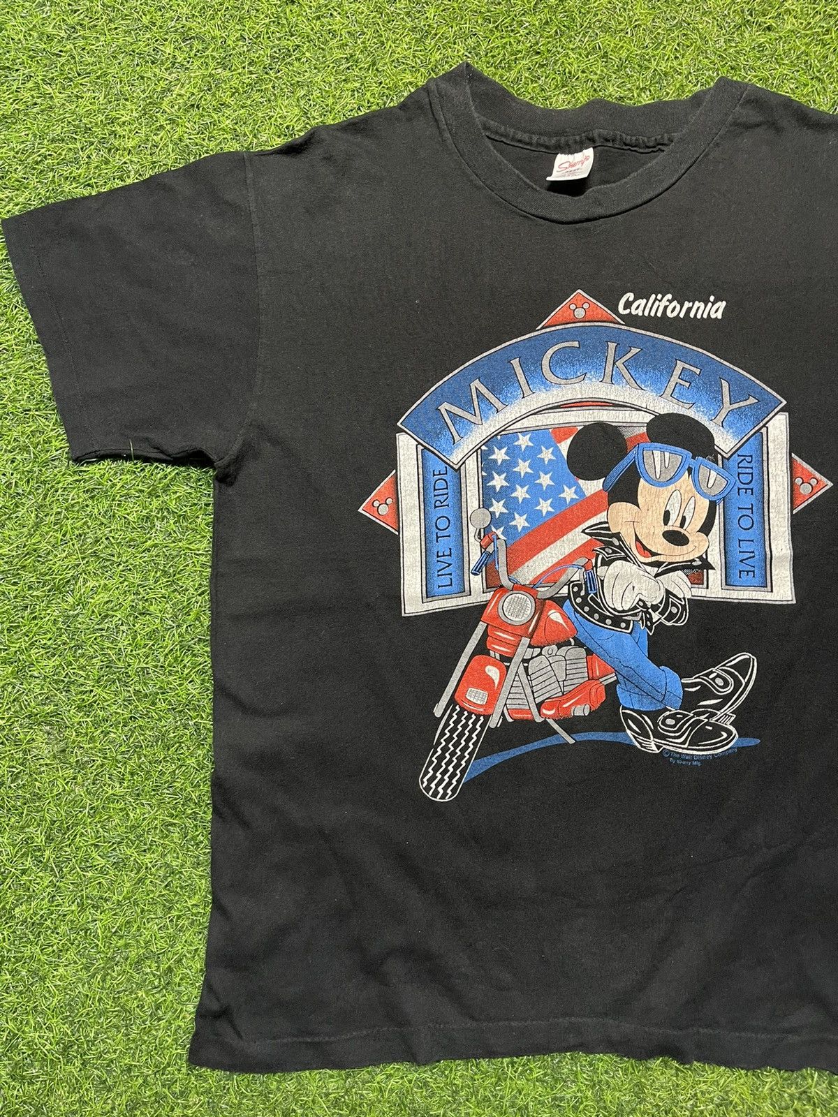 Mickey mouse harley davidson t-shirt best sale