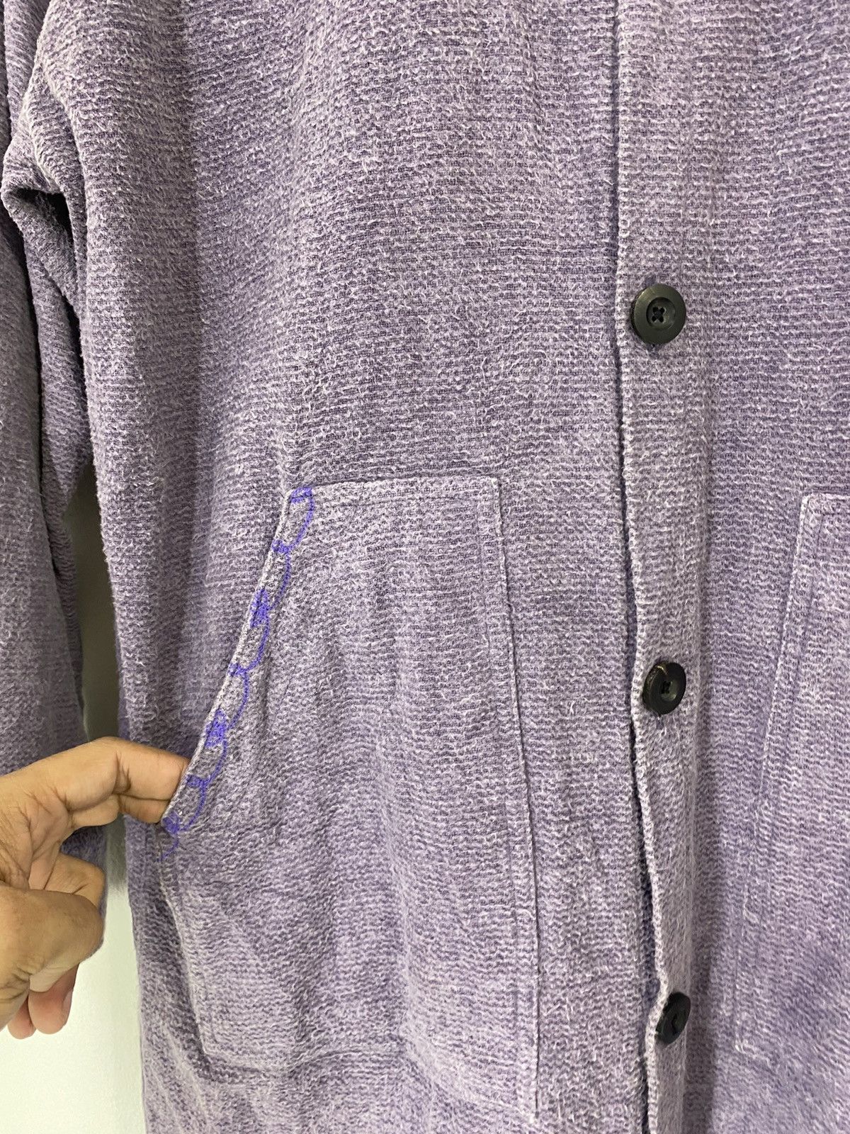 Blue Blue Japan × HOLLYWOOD RANCH MARKET HR. Market Button Up Shirt Jacket Nice Design Size US S / EU 44-46 / 1 - 4 Thumbnail