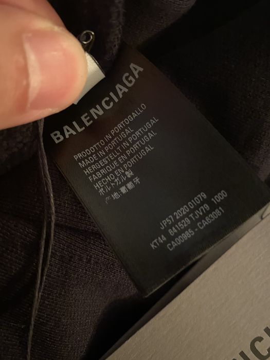 Balenciaga Balenciaga gothic hoodie | Grailed