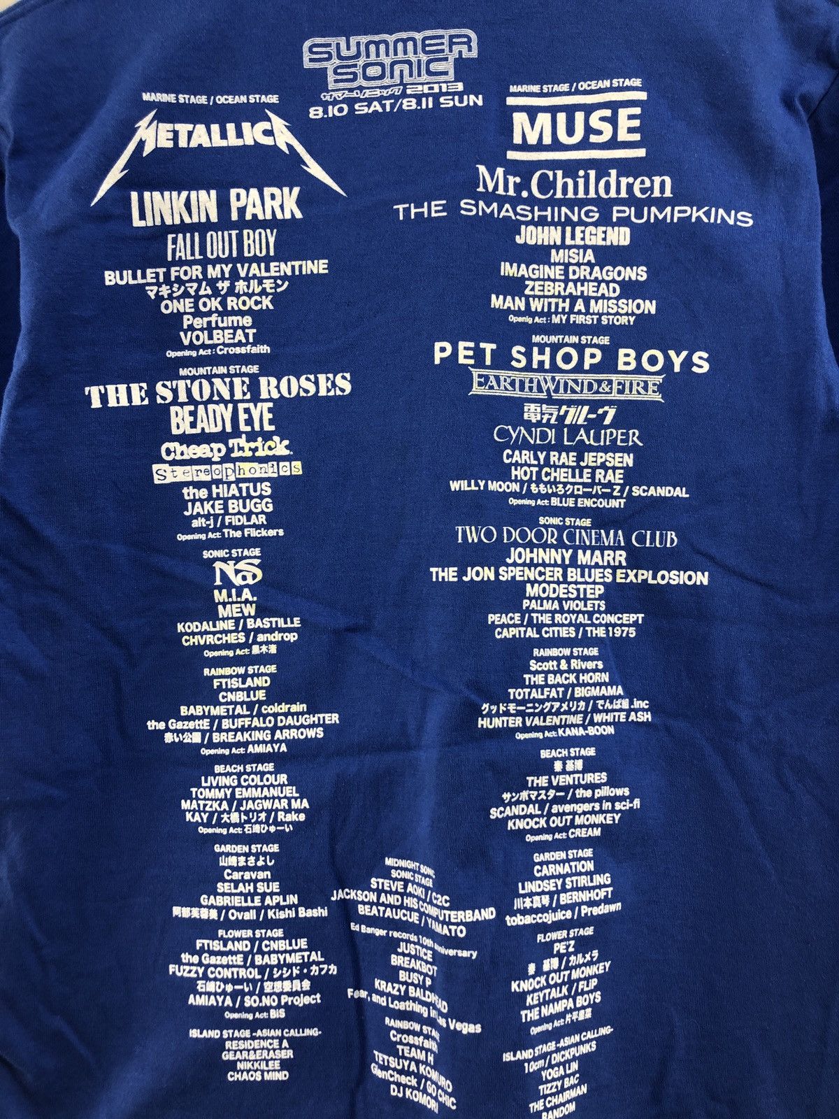 Band Tees Summer Sonic T-Shirt Size US S / EU 44-46 / 1 - 2 Thumbnail