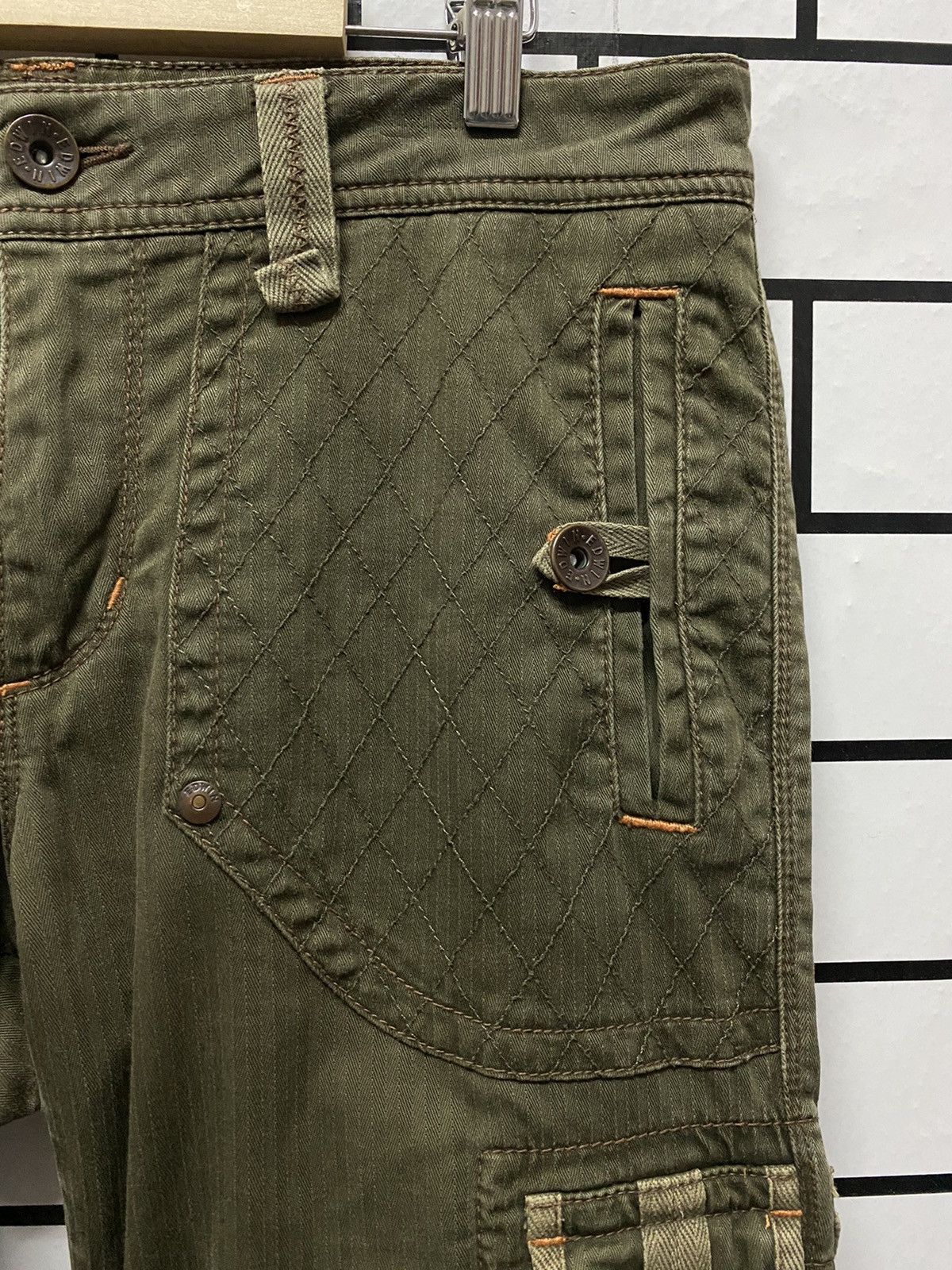 Edwin Vintage Edwin Japan Cargo Pants Combat Tactical flared Size US 33 - 9 Thumbnail