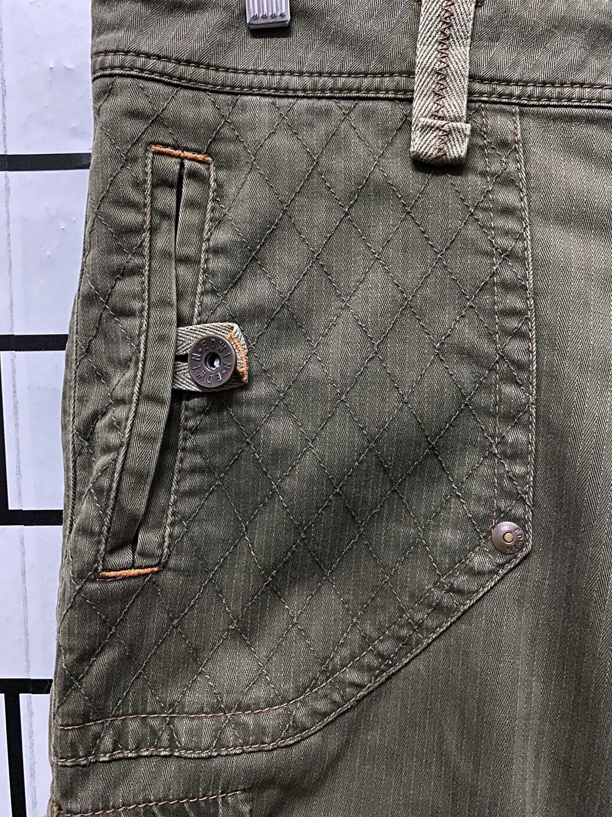 Edwin Vintage Edwin Japan Cargo Pants Combat Tactical flared Size US 33 - 8 Thumbnail
