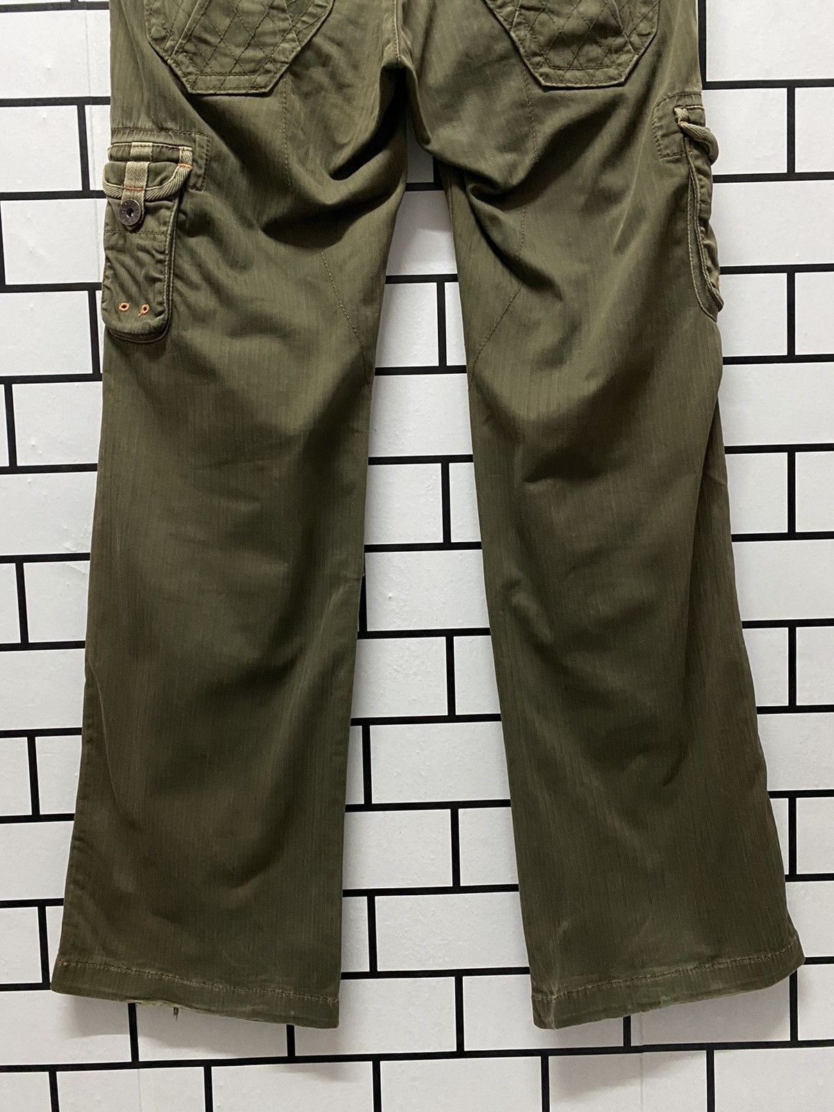 Edwin Vintage Edwin Japan Cargo Pants Combat Tactical flared Size US 33 - 13 Thumbnail