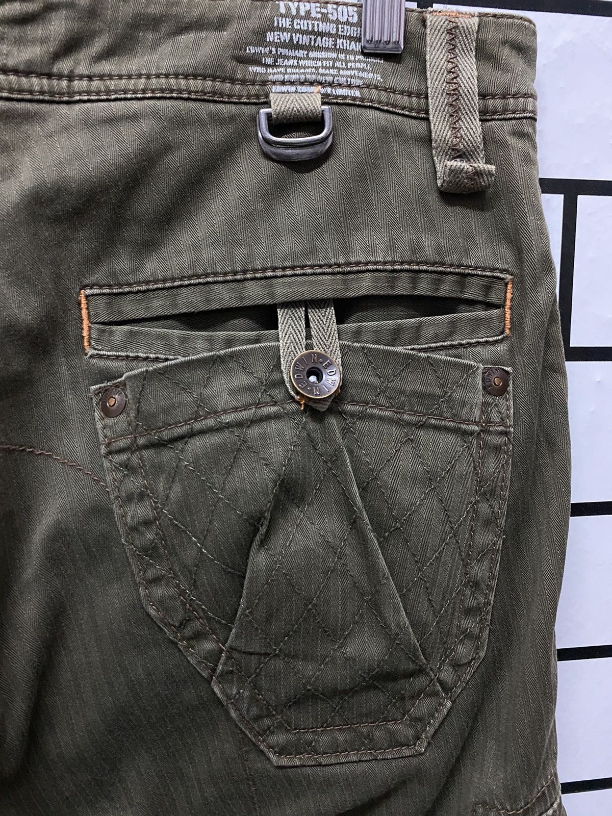 Edwin Vintage Edwin Japan Cargo Pants Combat Tactical flared Size US 33 - 16 Thumbnail