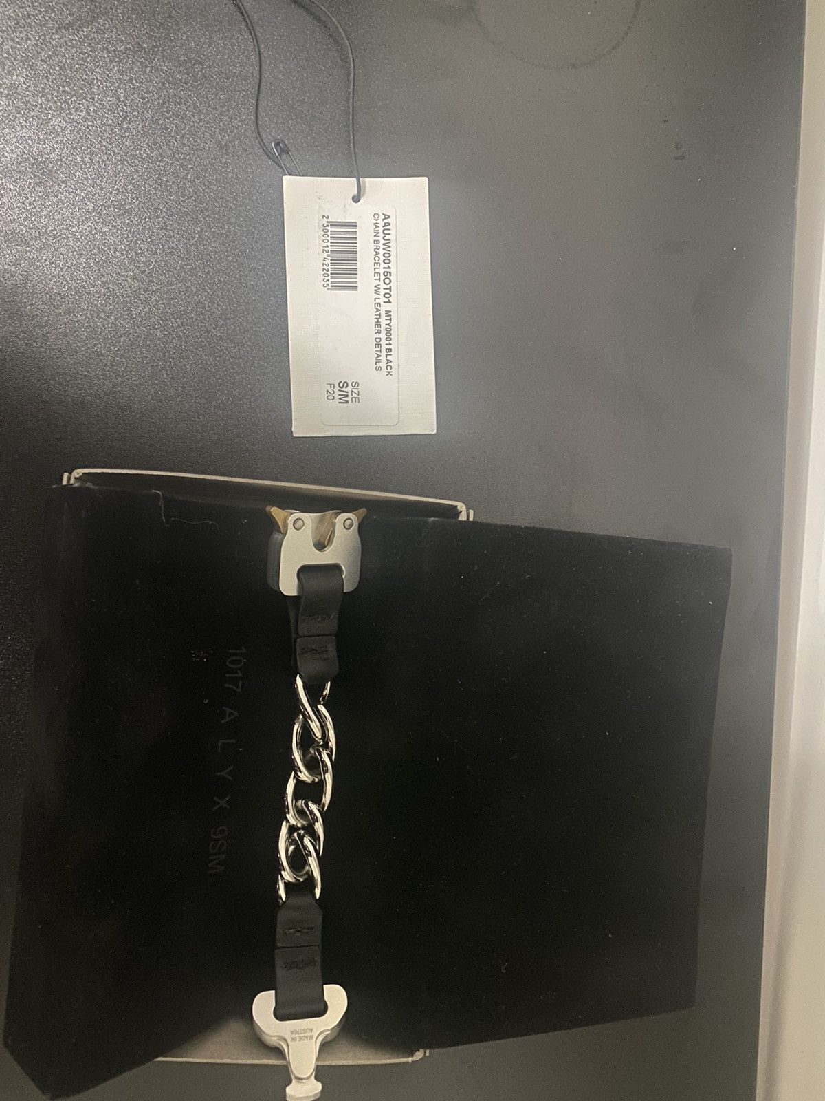 1017 ALYX 9SM Alyx Sliver Buckle Bracelet Size ONE SIZE - 4 Thumbnail