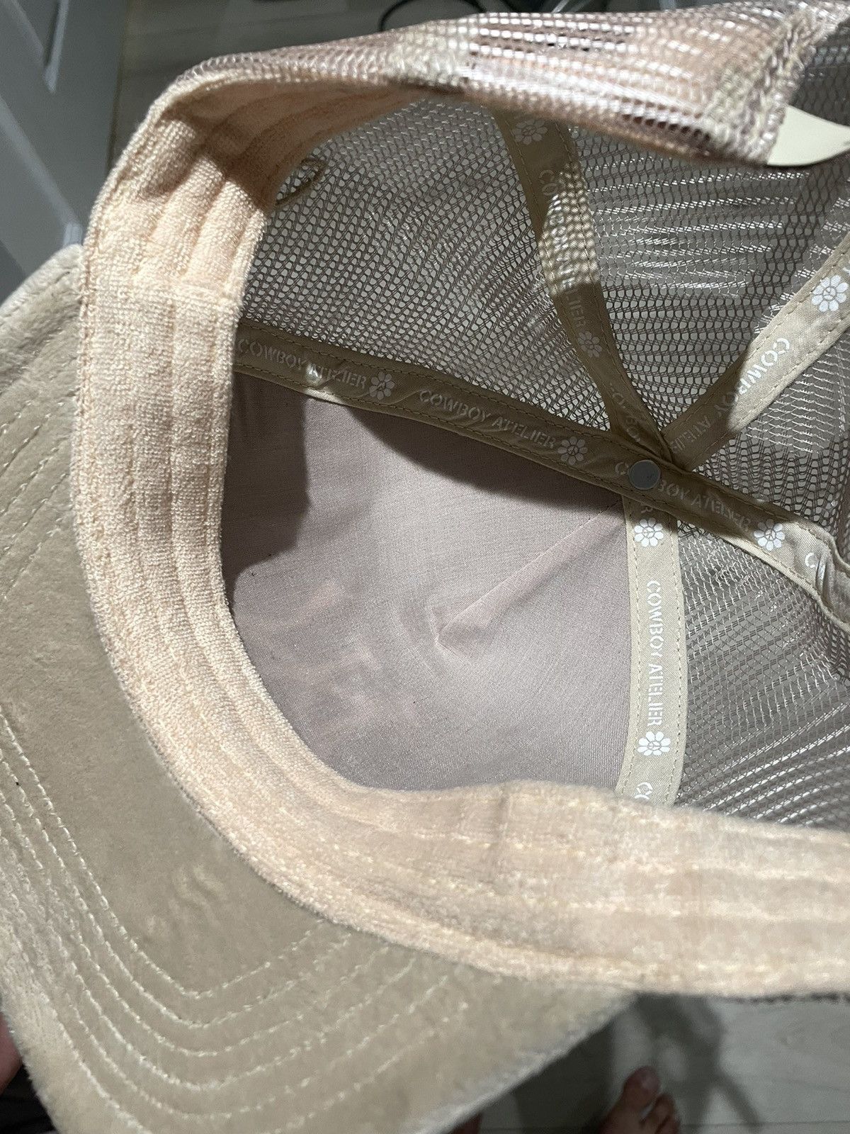 calvyn james cowboy suede trucker hat NY