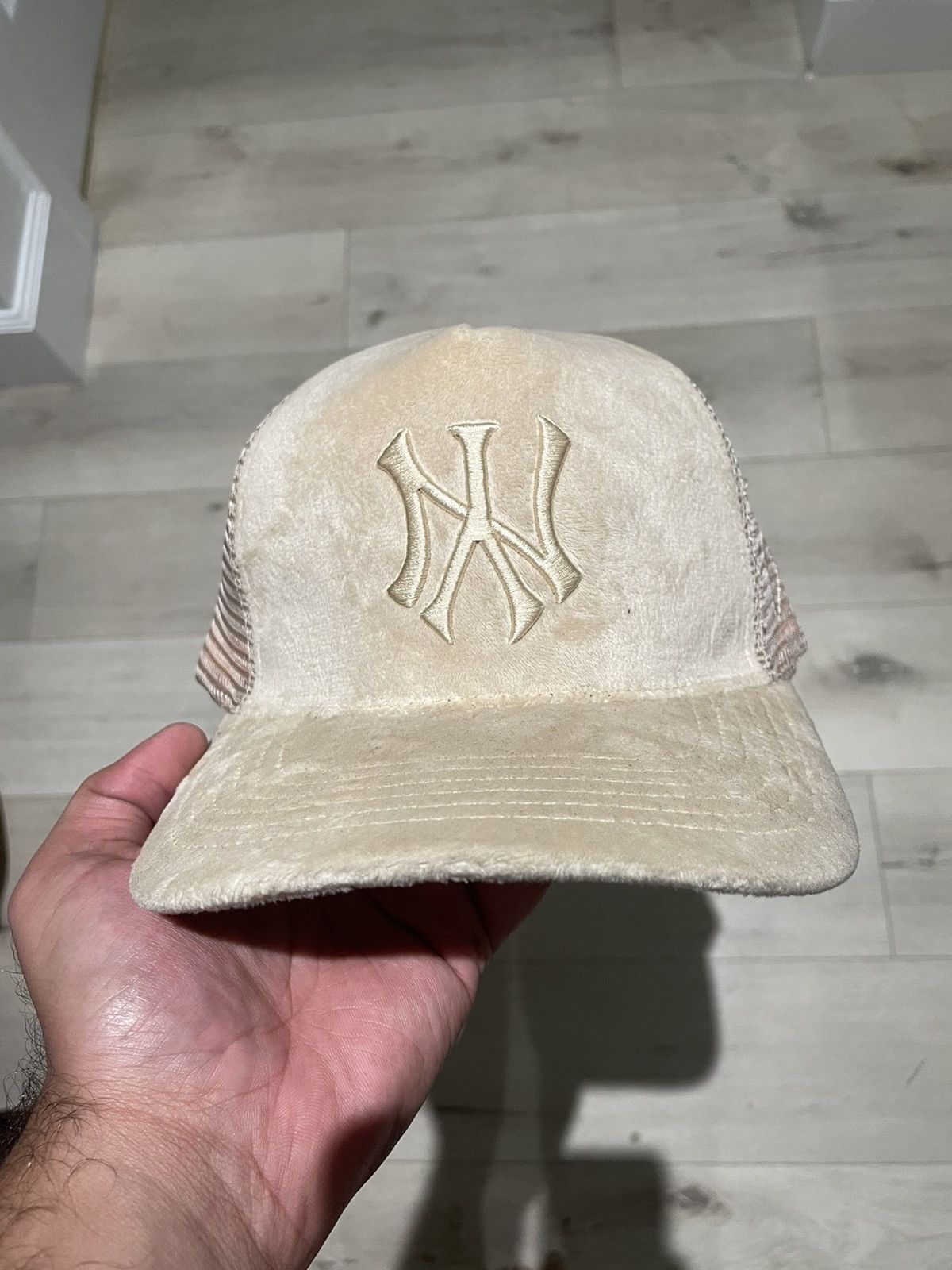 calvyn james cowboy suede trucker hat NY