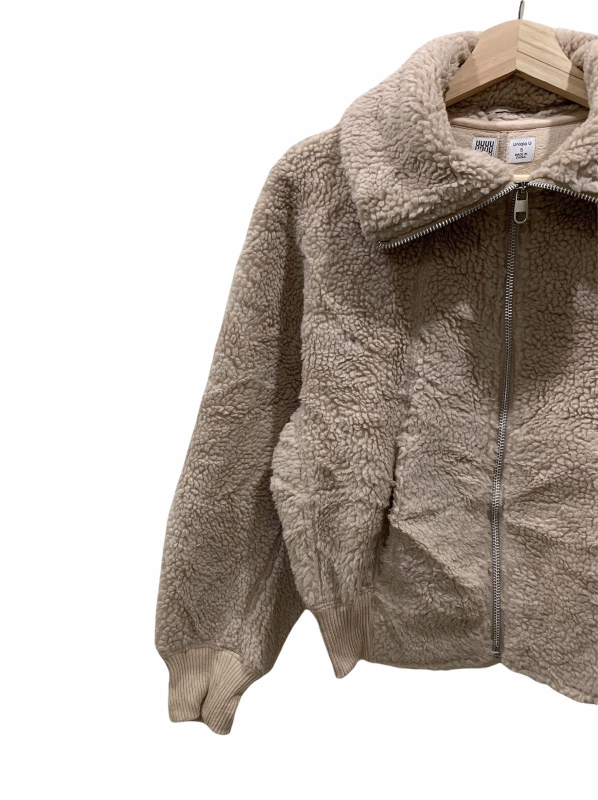 Lemaire × Uniqlo Uniqlo Lemaire Sherpa Fleece Turtleneck Zipper Jacket Size S / US 4 / IT 40 - 5 Thumbnail
