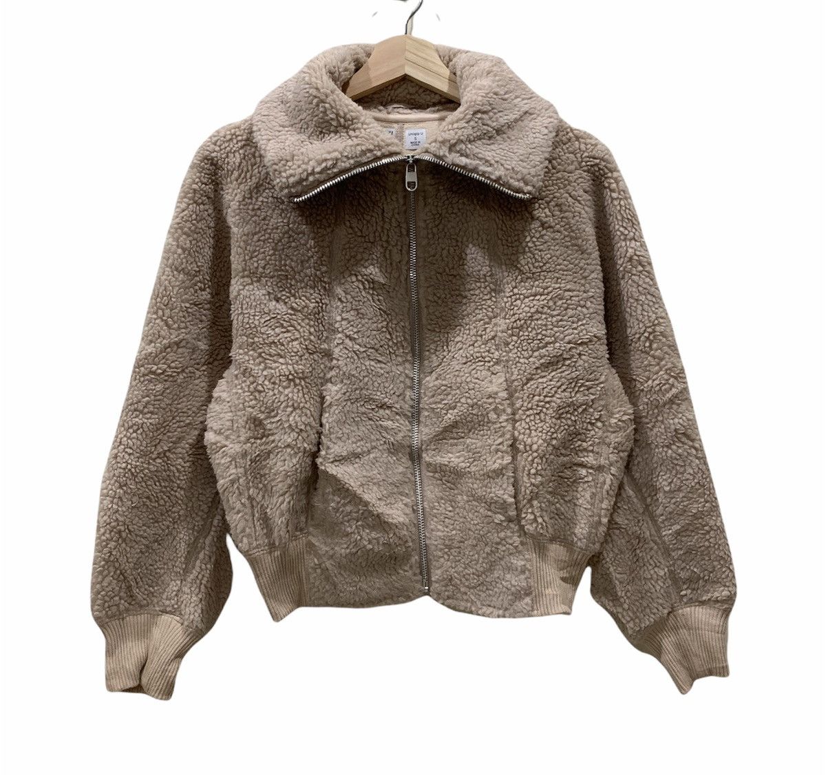 Uniqlo Lemaire Sherpa Fleece Turtleneck Zipper Jacket