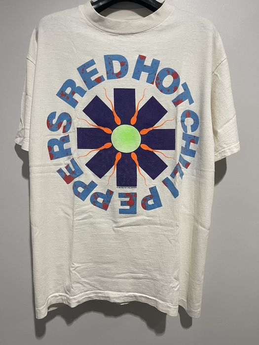 Vintage Vintage 90's RED HOT CHILI PEPPERS Sperm t-shirt | Grailed