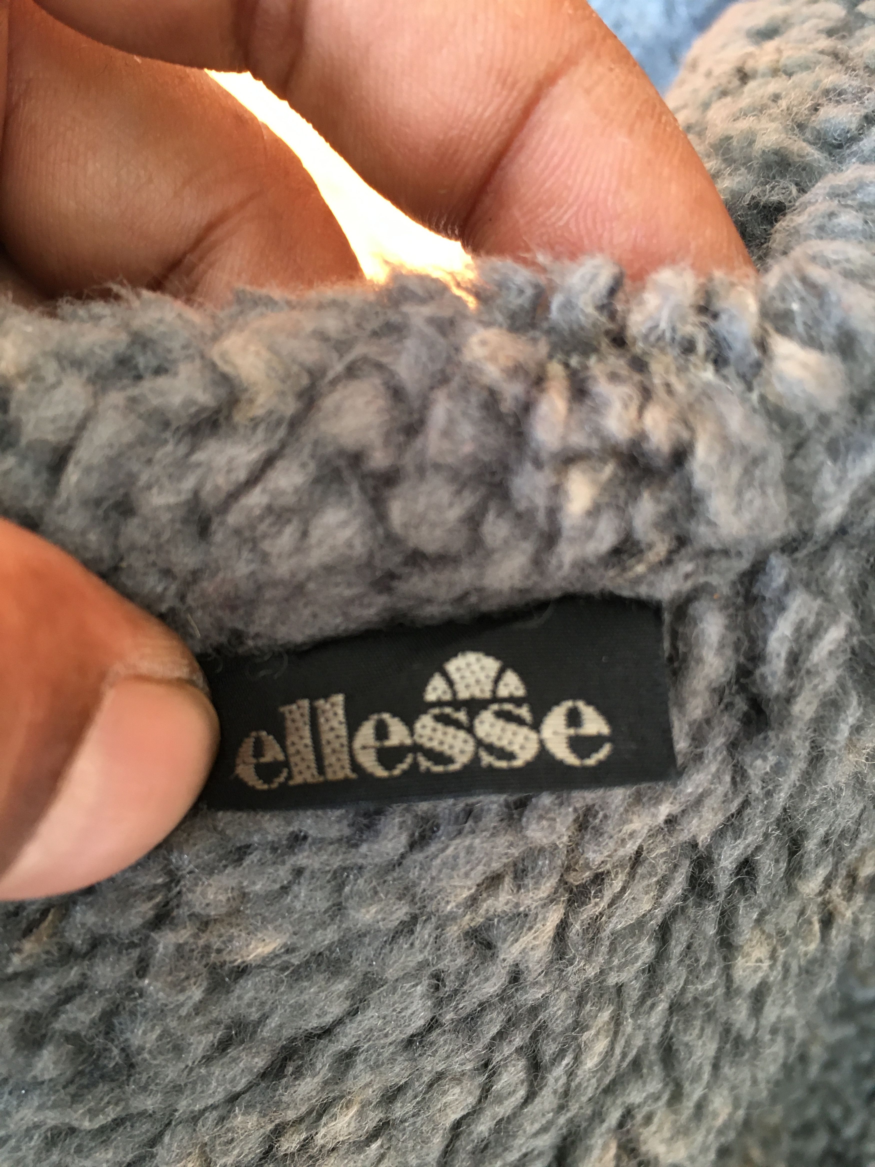 Ellesse × Vintage Vintage 90s ELLESSE Deep Pile Fleece Anorak Hooded Jacket Size US M / EU 48-50 / 2 - 10 Thumbnail