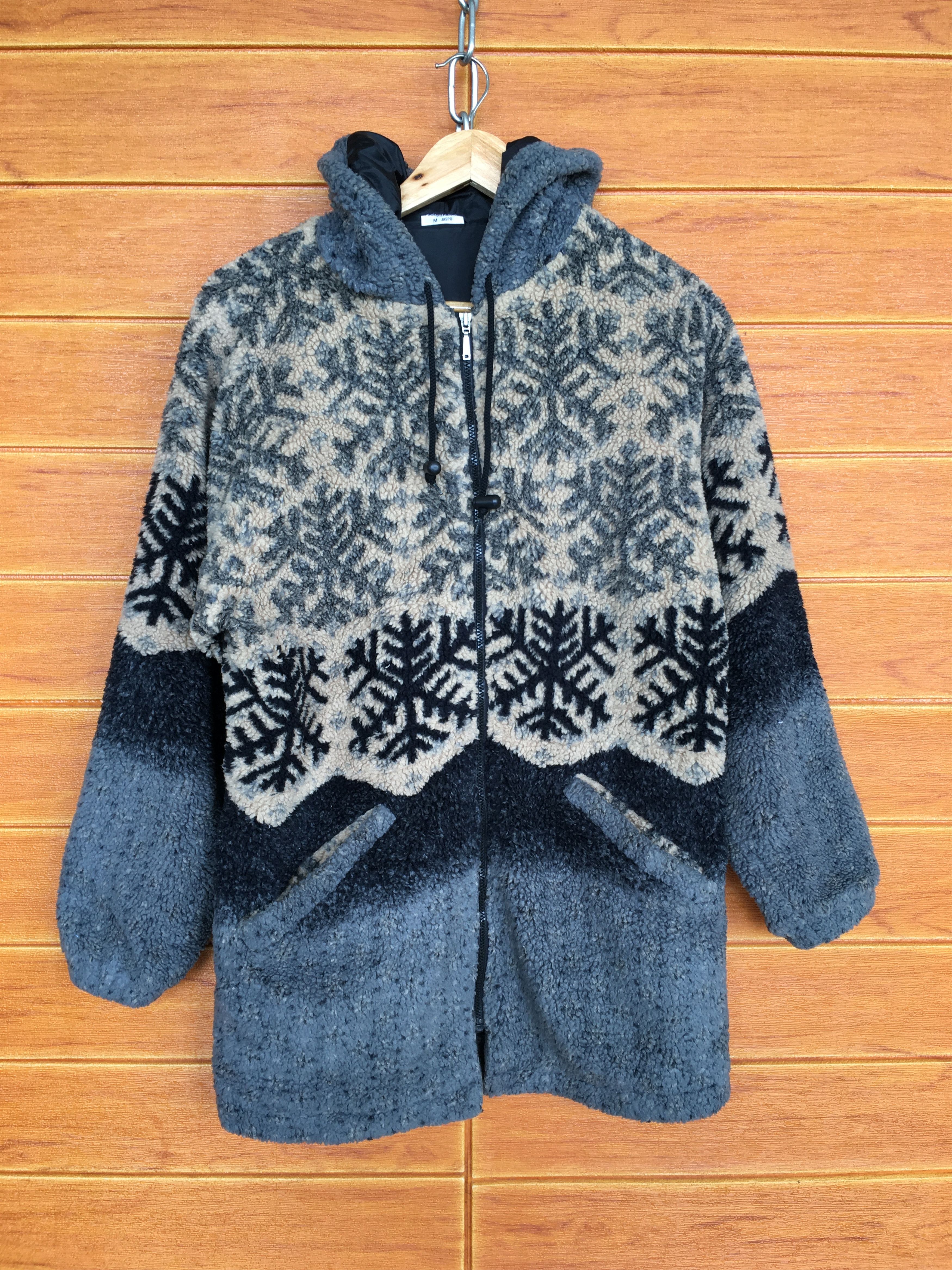Ellesse × Vintage Vintage 90s ELLESSE Deep Pile Fleece Anorak Hooded Jacket Size US M / EU 48-50 / 2 - 1 Thumbnail