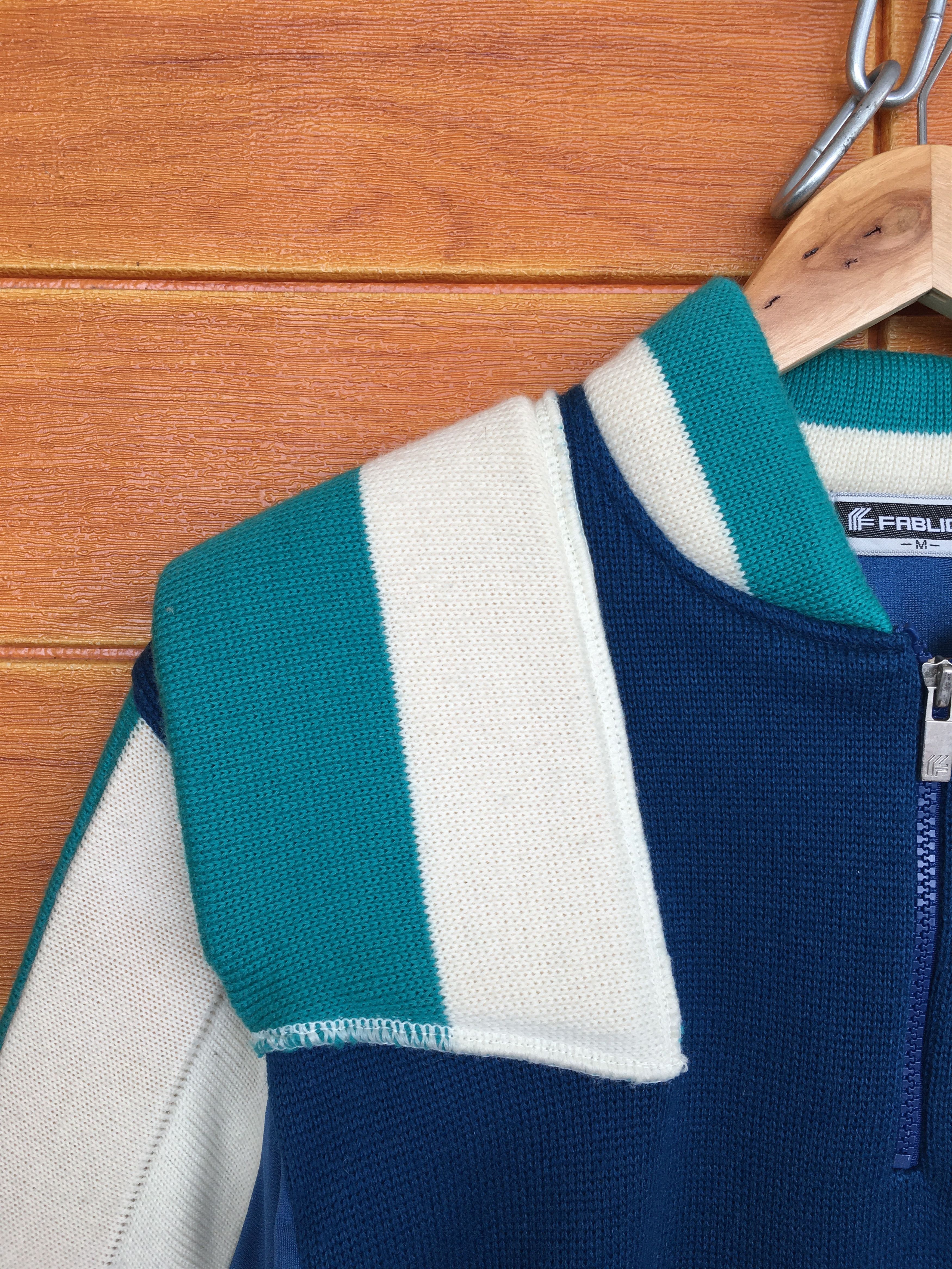 Japanese Brand × Vintage Vintage FABLICE Ski Sport Stretchable Sweater Size US M / EU 48-50 / 2 - 2 Thumbnail