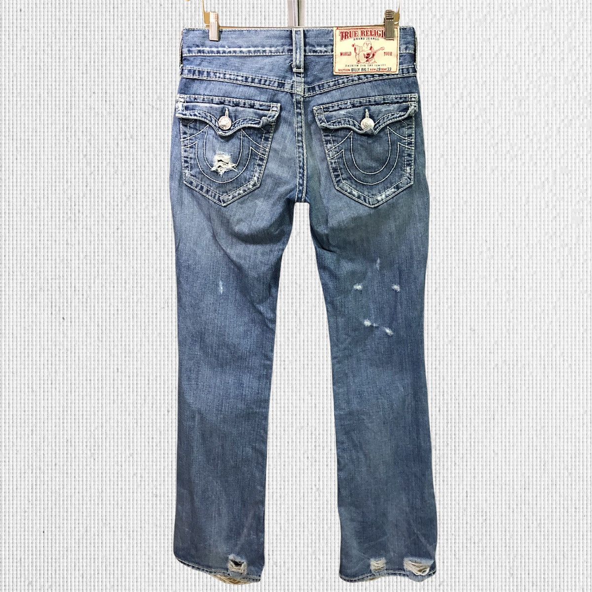 True Religion True Religion Distressed Denim Jeans Size US 32 / EU 48 - 2 Thumbnail
