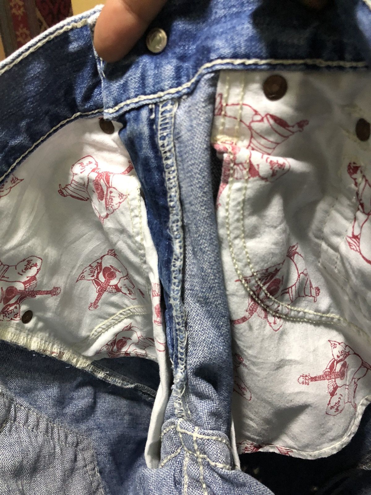 True Religion True Religion Distressed Denim Jeans Size US 32 / EU 48 - 8 Thumbnail