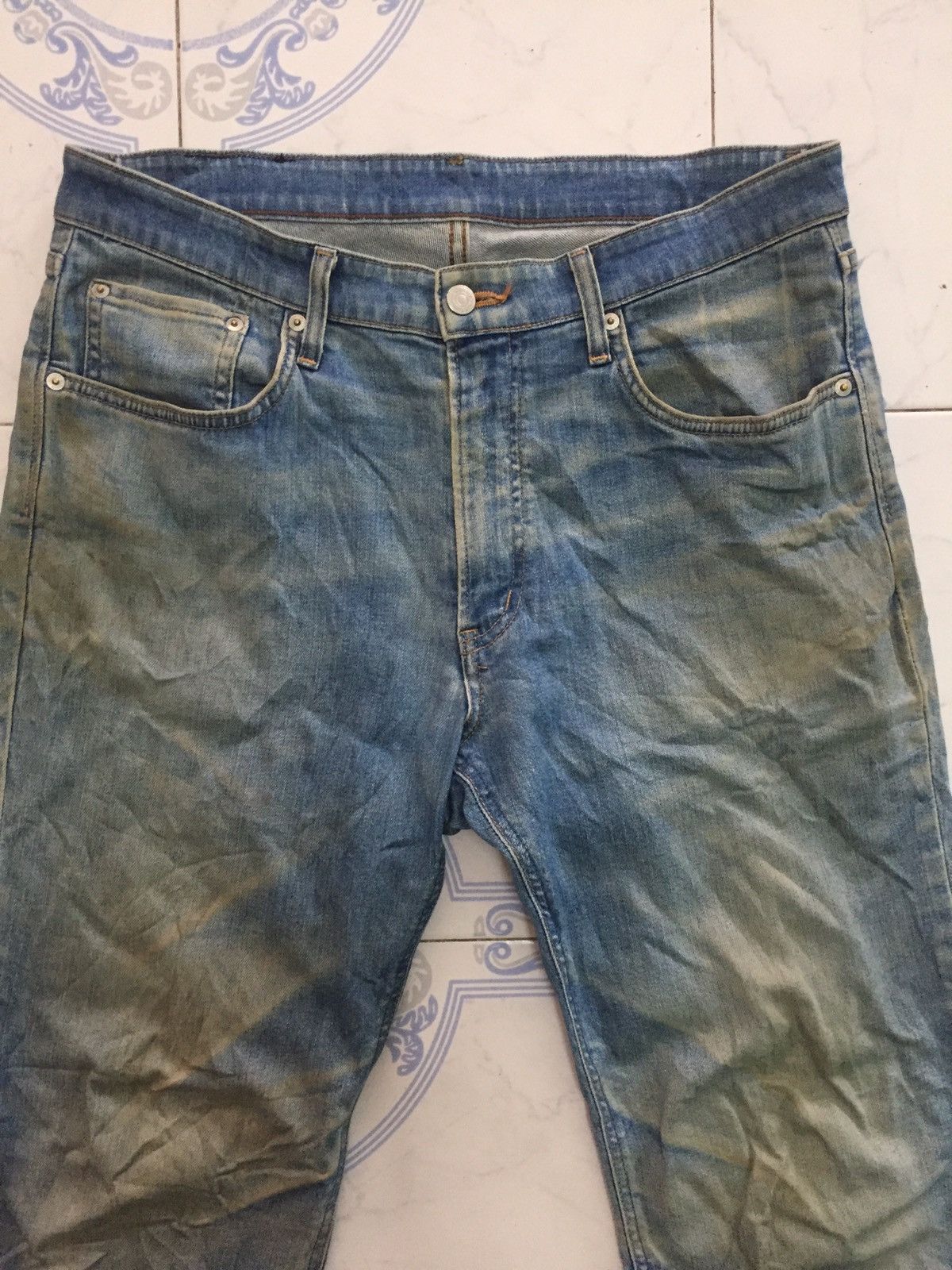 Edwin Edwin No.403 Dirty Denim Jeans Pant Size US 34 / EU 50 - 8 Thumbnail