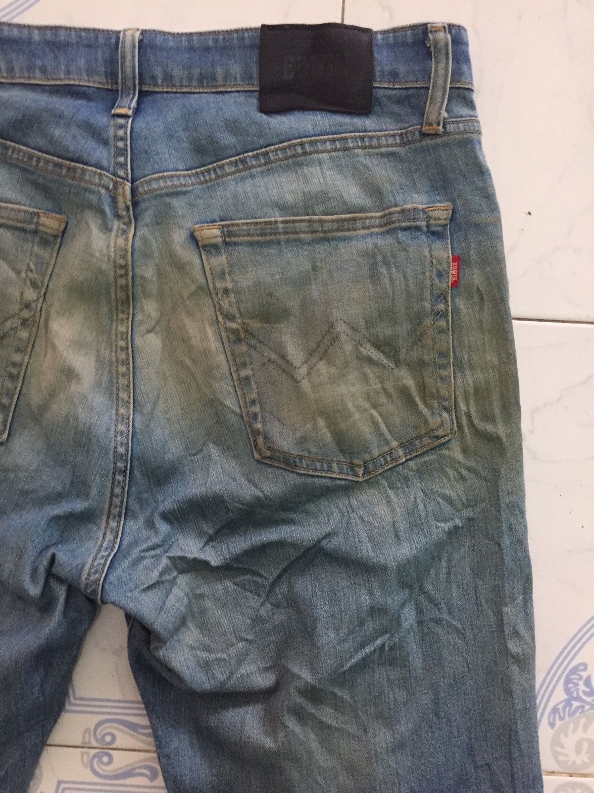 Edwin Edwin No.403 Dirty Denim Jeans Pant Size US 34 / EU 50 - 13 Thumbnail
