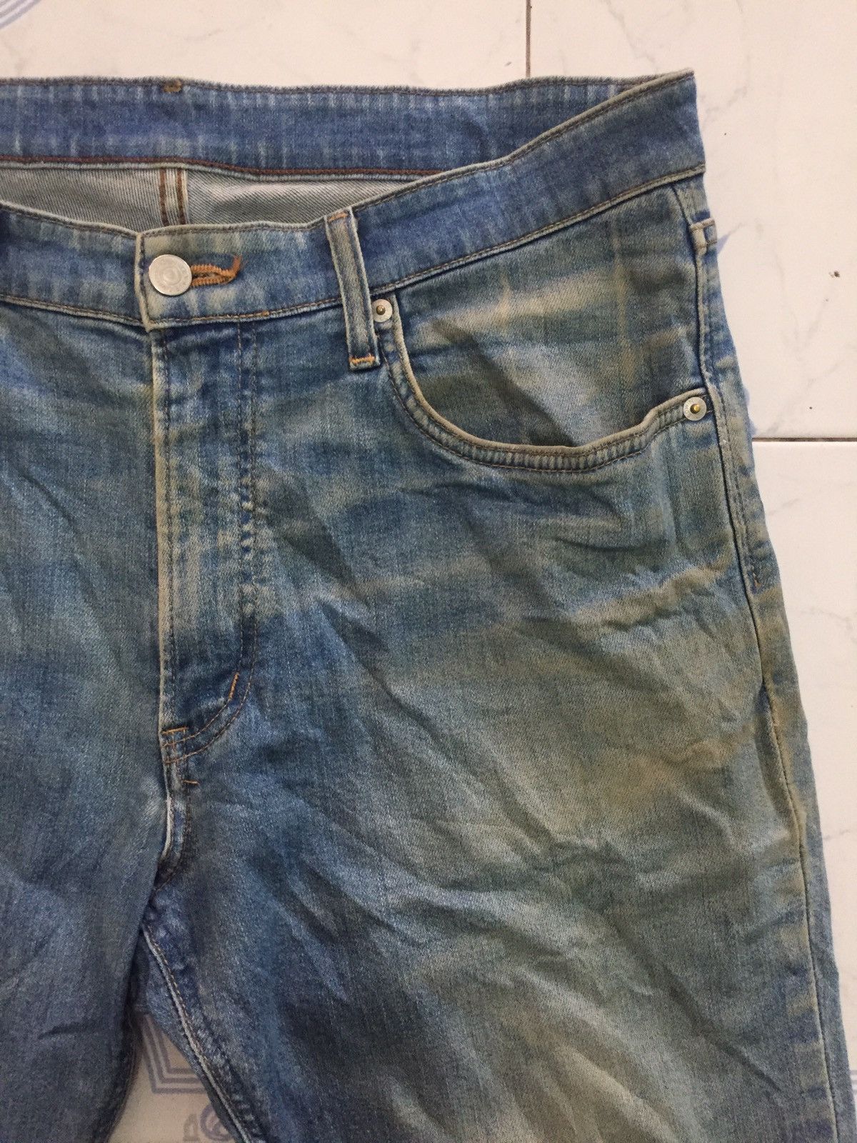 Edwin Edwin No.403 Dirty Denim Jeans Pant Size US 34 / EU 50 - 4 Thumbnail