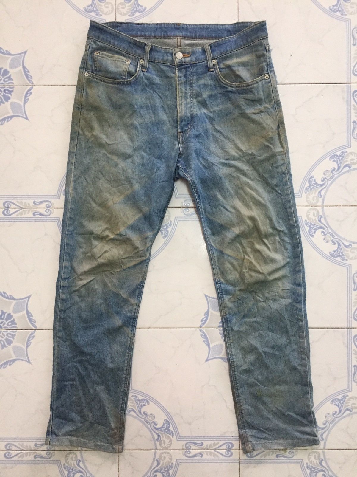 Edwin Edwin No.403 Dirty Denim Jeans Pant Size US 34 / EU 50 - 1 Thumbnail