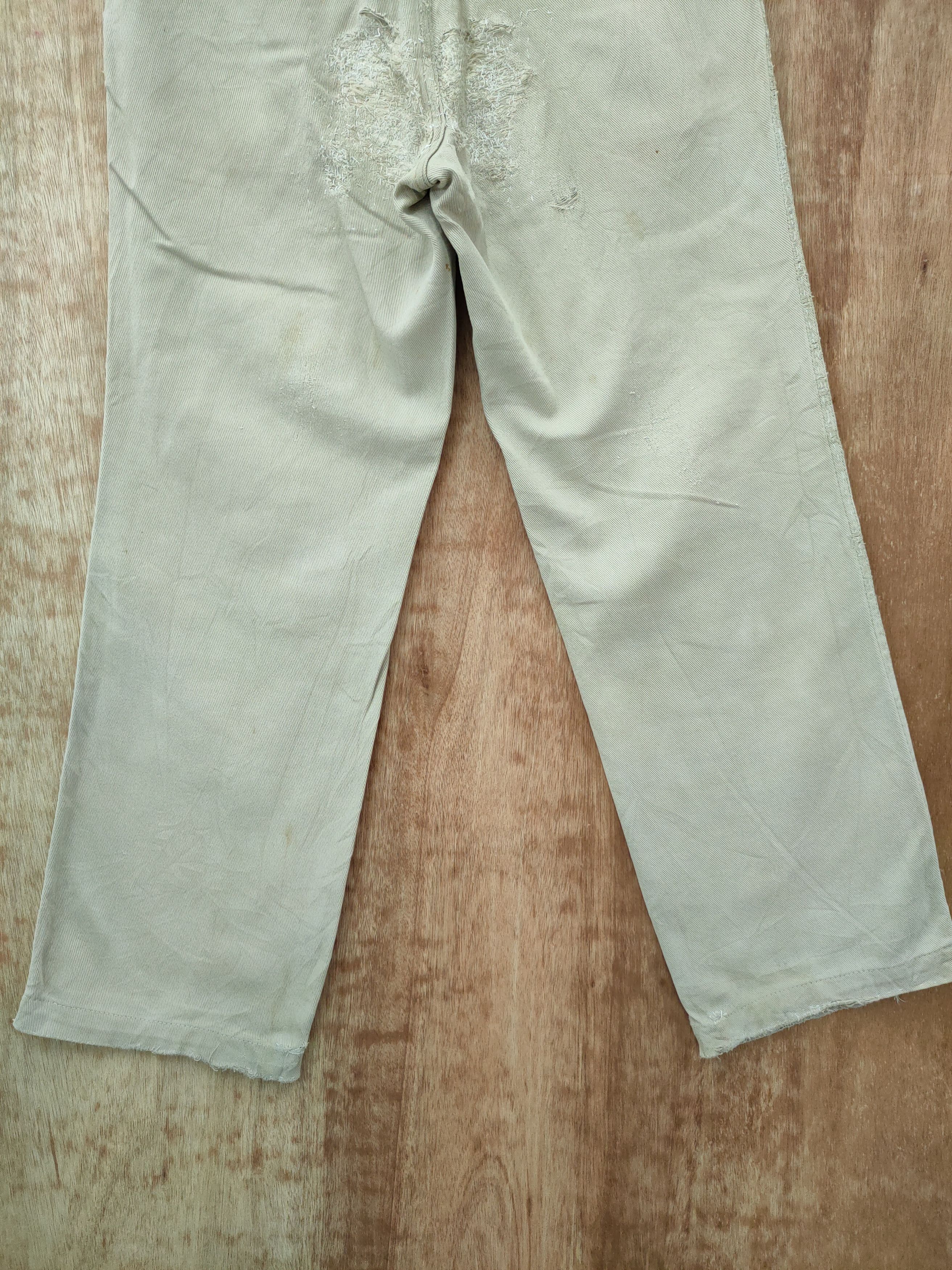 Japanese Brand DLL West Rider distressed worn sashiko japan pants #46-224T Size US 26 / EU 42 - 10 Thumbnail