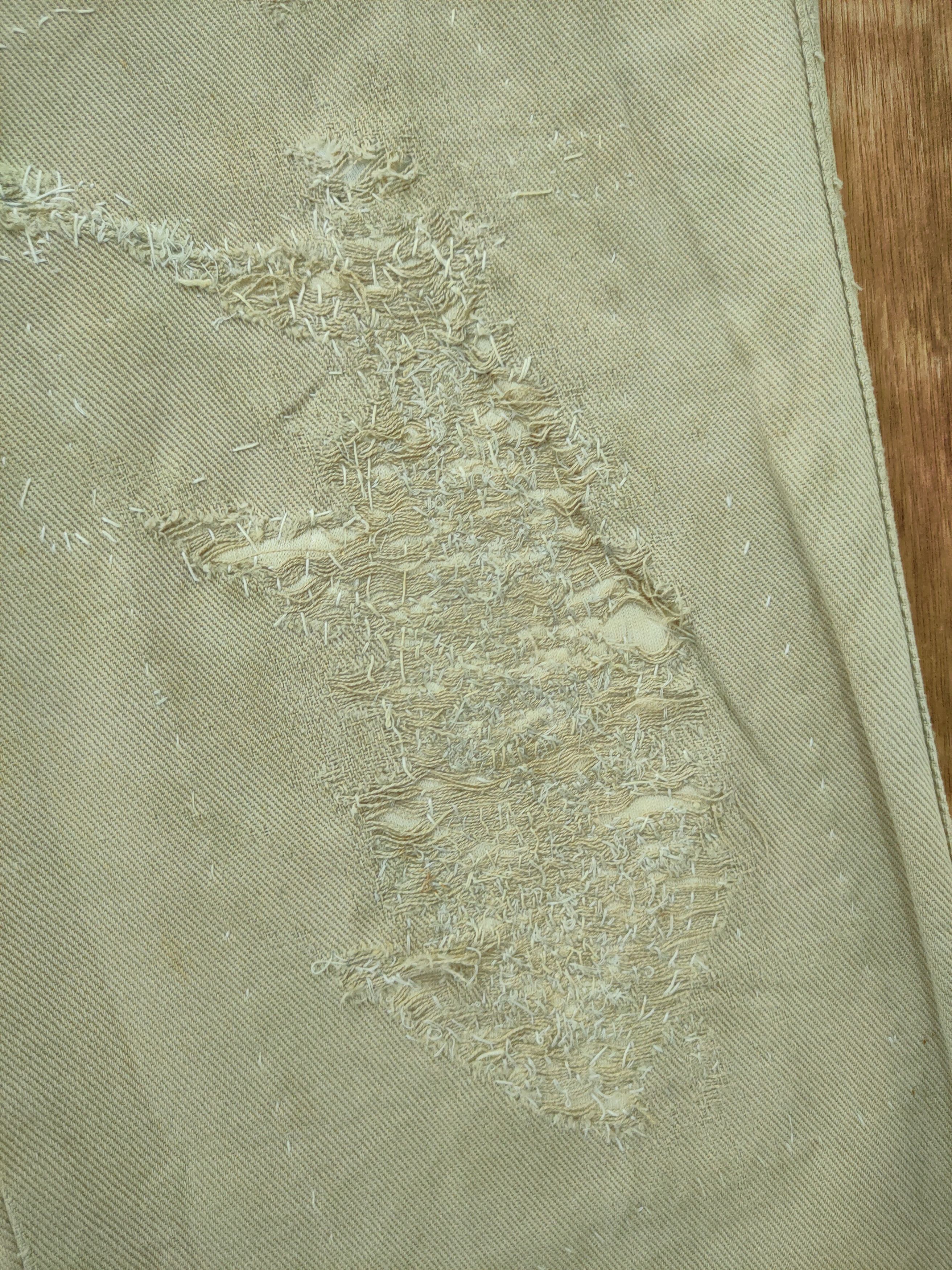 Japanese Brand DLL West Rider distressed worn sashiko japan pants #46-224T Size US 26 / EU 42 - 6 Thumbnail