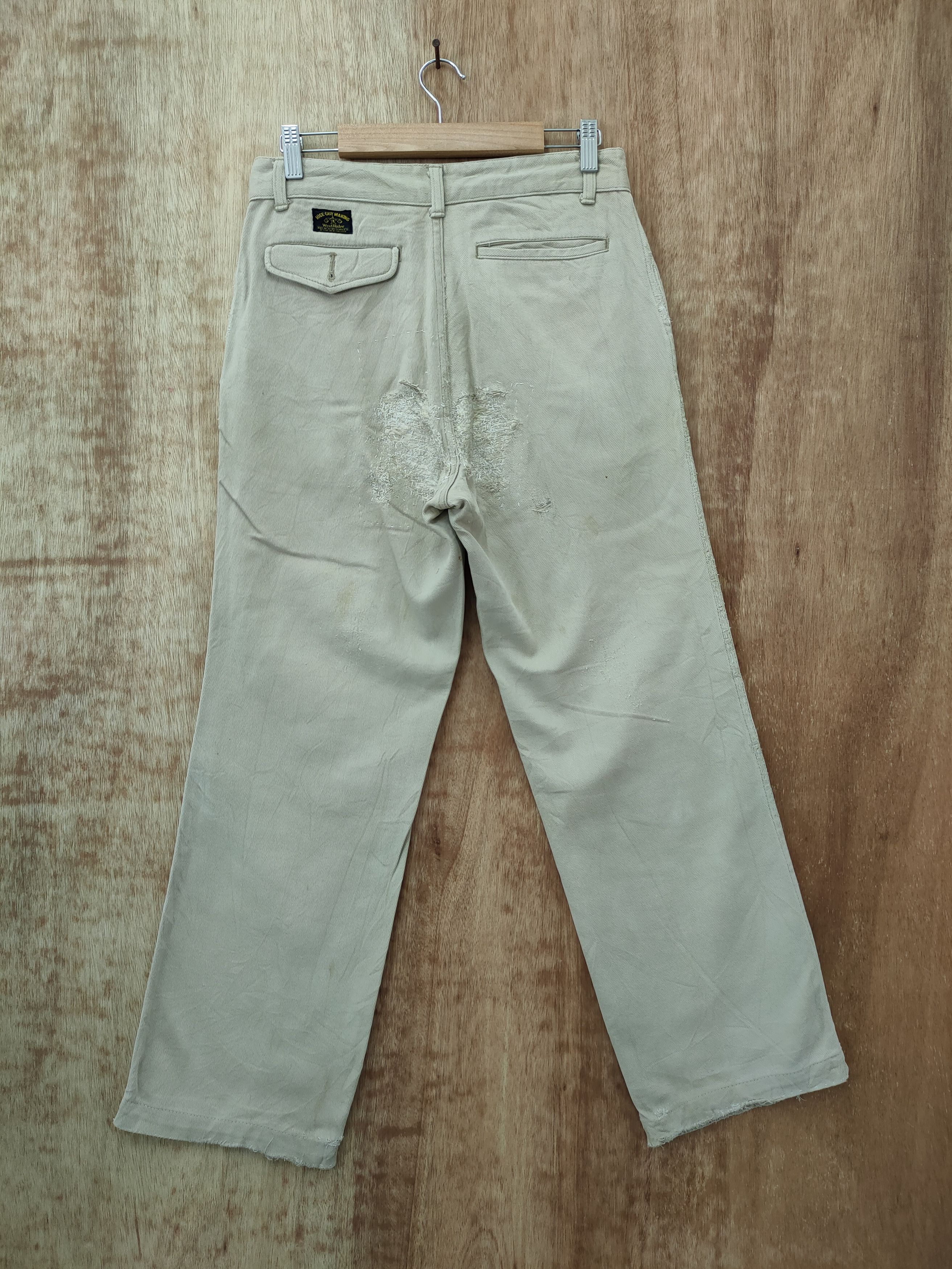 Japanese Brand DLL West Rider distressed worn sashiko japan pants #46-224T Size US 26 / EU 42 - 9 Thumbnail
