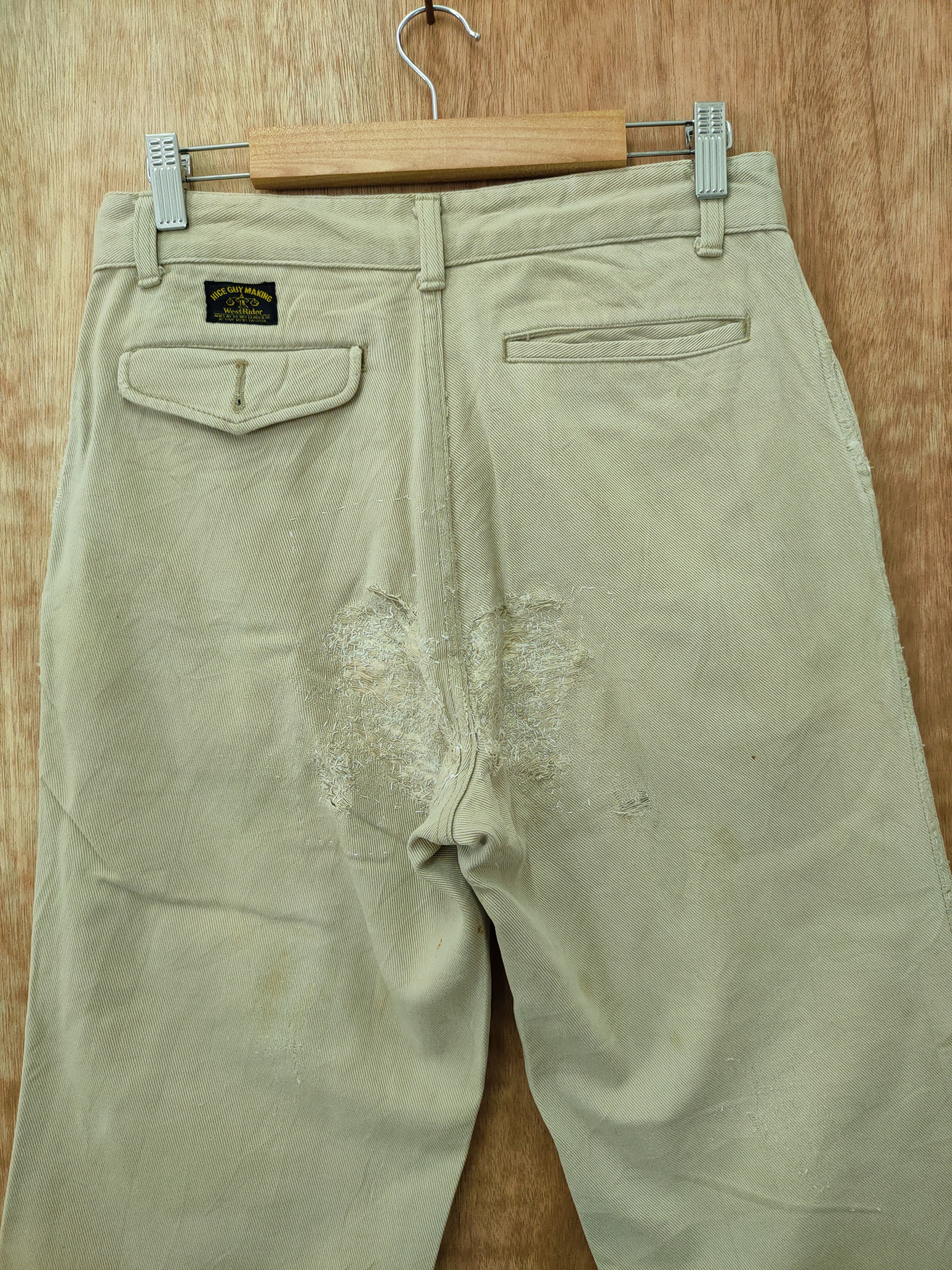 Japanese Brand DLL West Rider distressed worn sashiko japan pants #46-224T Size US 26 / EU 42 - 11 Thumbnail