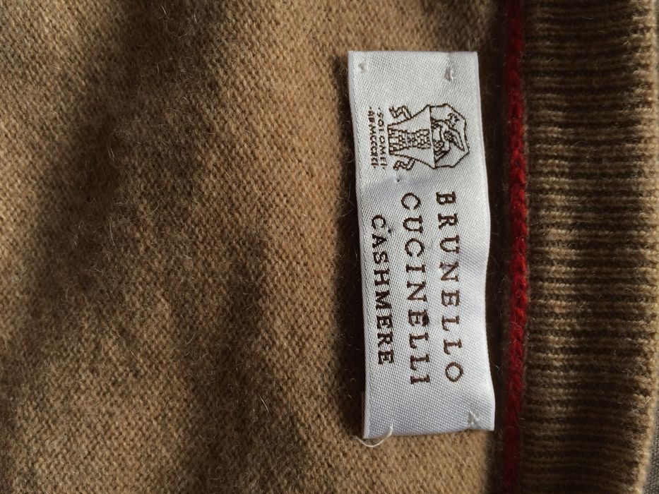 Brunello Cucinelli 100% Cashmere V-Neck Sweater Size US L / EU 52-54 / 3 - 5 Preview