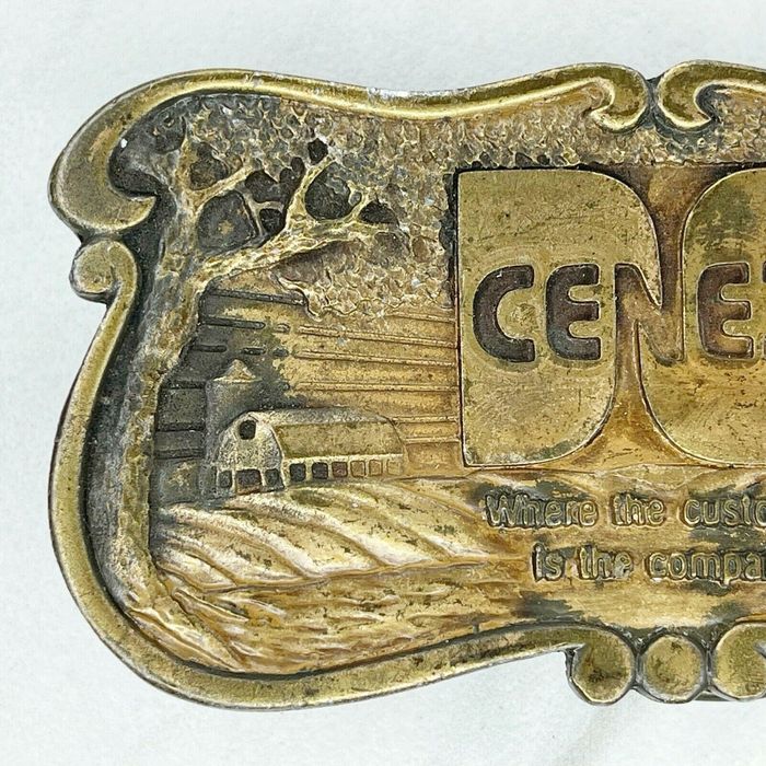 Vintage Bergamot Brass Works Cenex Farmers Union Belt Buckle Grailed