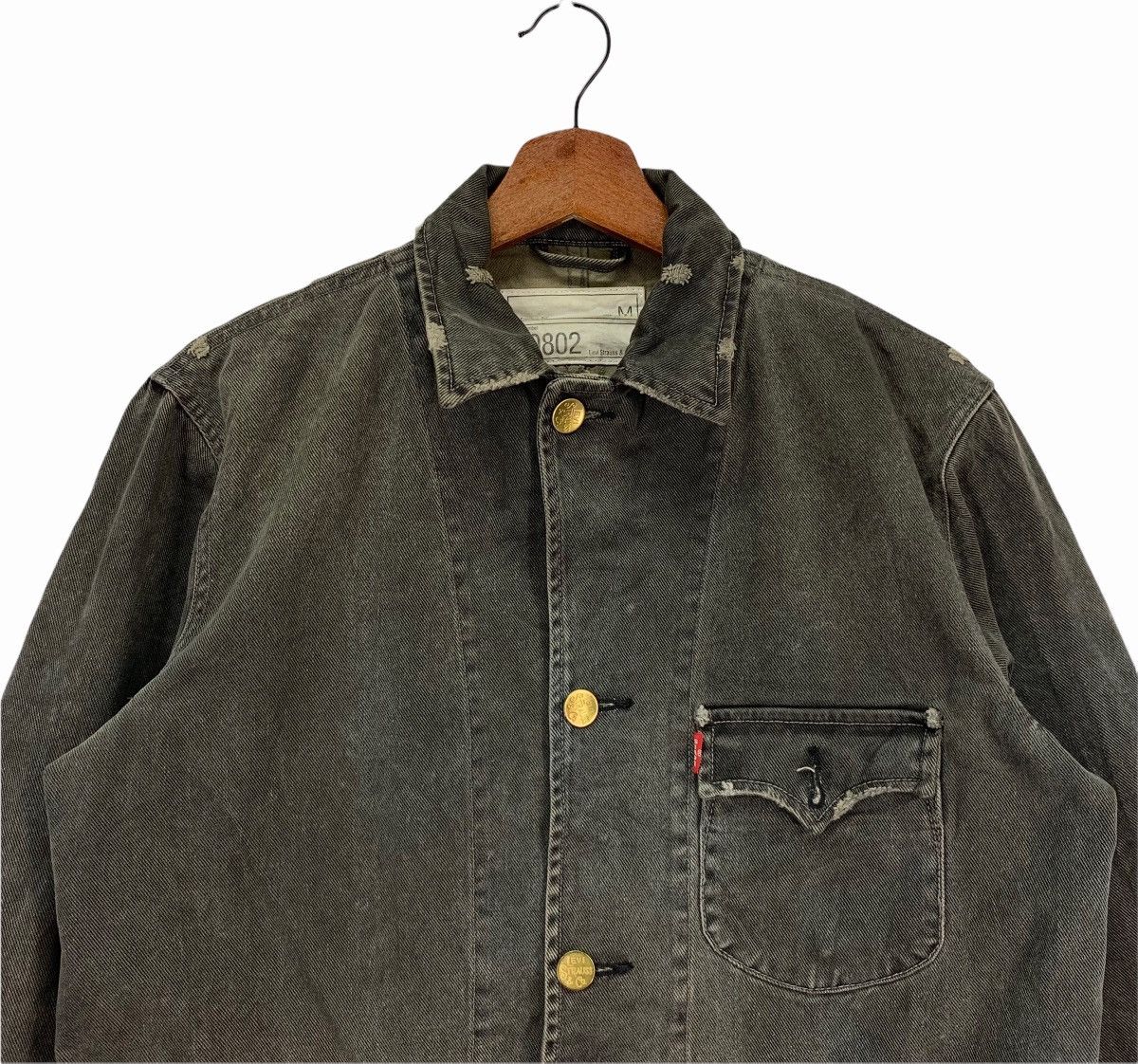 Levi's Vintage 90s Levi’s Distress Chore Jacket Size US M / EU 48-50 / 2 - 3 Thumbnail