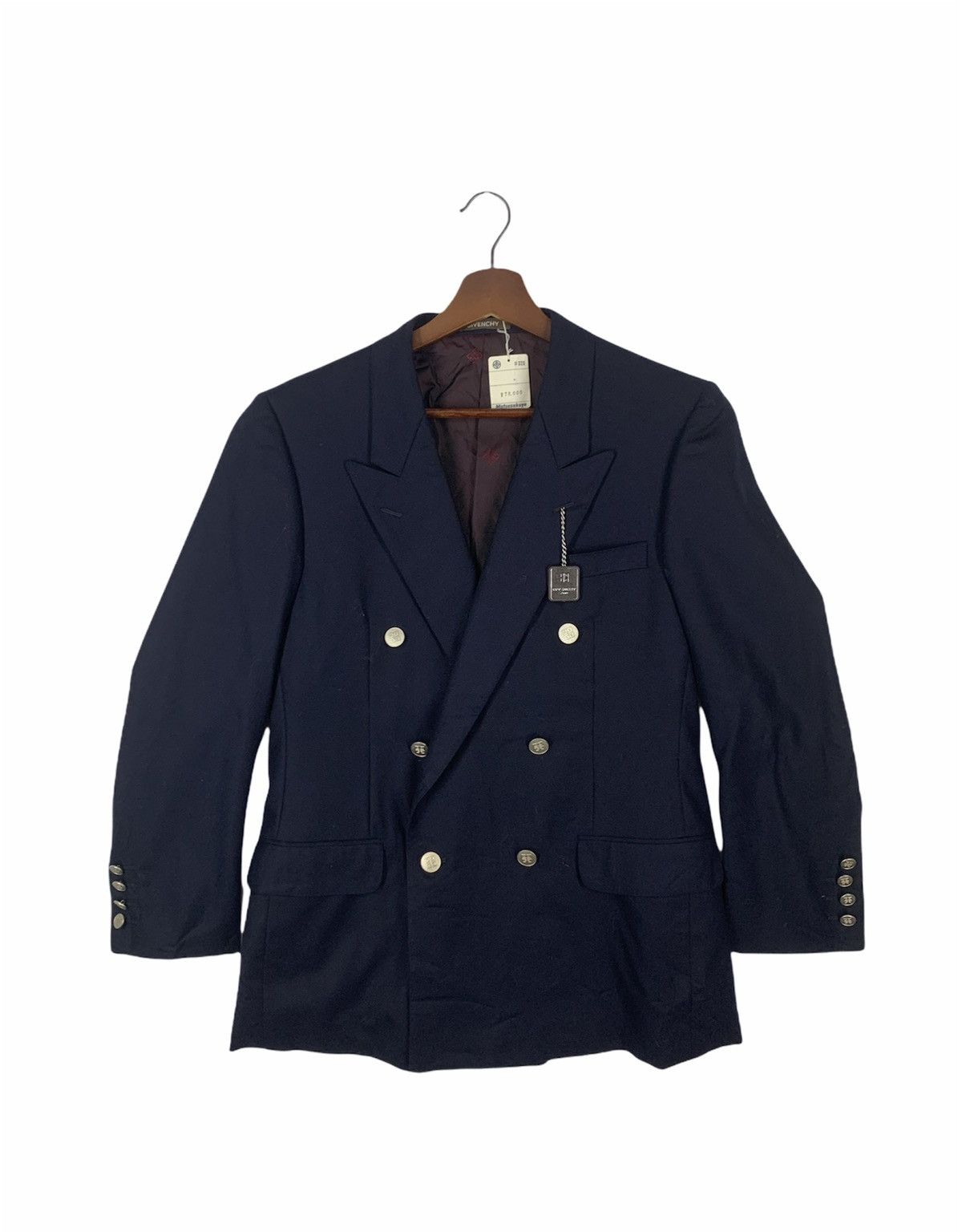 Givenchy 💥 RARE BUTTON GIVENCHY BLAZER NICE DESIGNER Size 40R - 4 Thumbnail