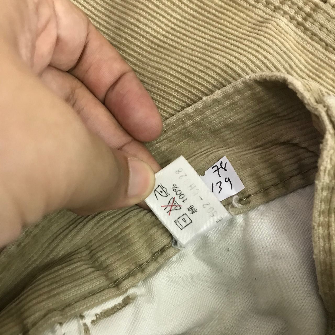 Carhartt 🔥 Vintage CARHART Distressed Corduroy Worker Pants Size US 32 / EU 48 - 15 Thumbnail
