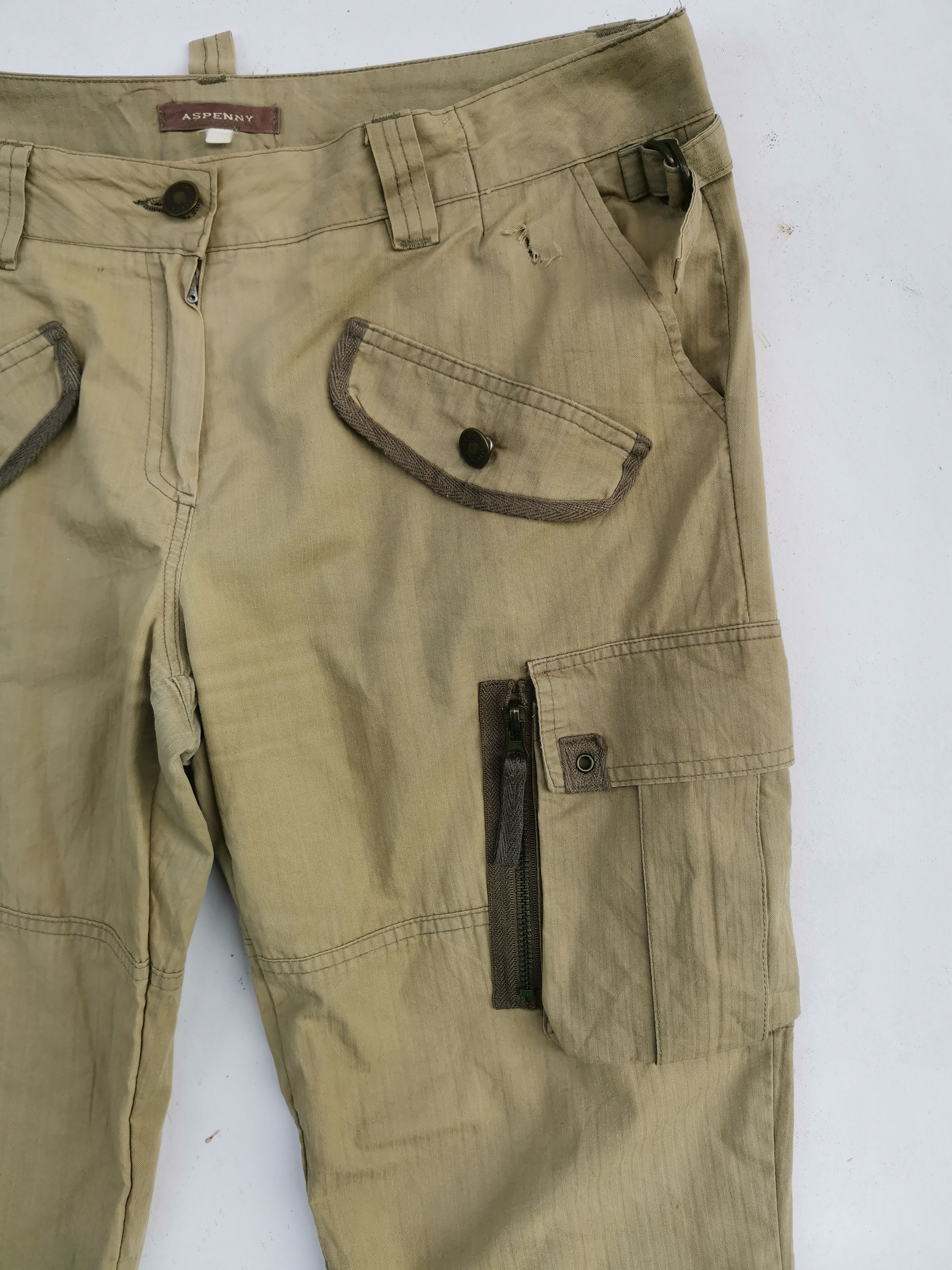 Japanese Brand Rare Aspenny Tactical Cargo Multipocket Pants Size US 32 / EU 48 - 11 Thumbnail