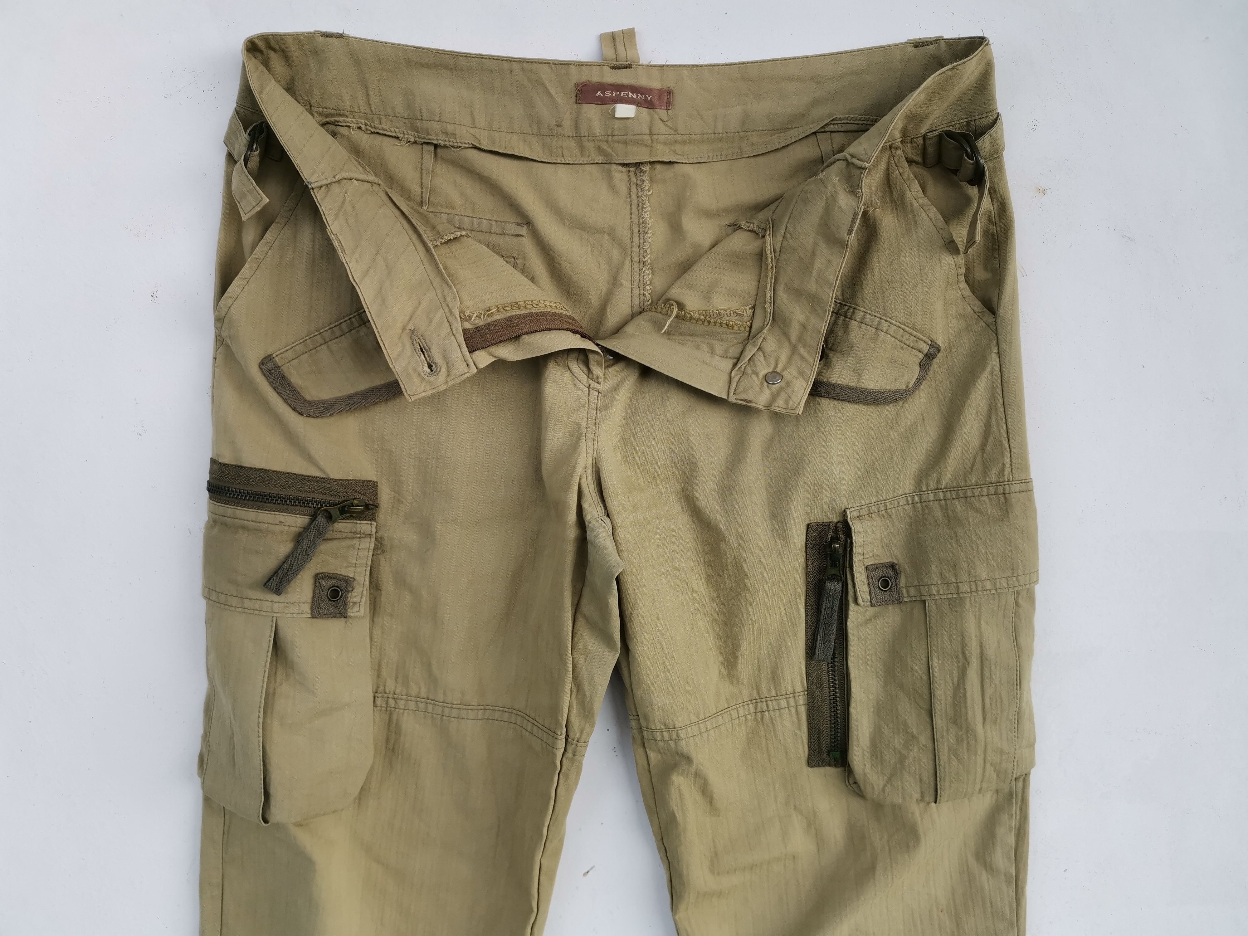 Japanese Brand Rare Aspenny Tactical Cargo Multipocket Pants Size US 32 / EU 48 - 10 Thumbnail