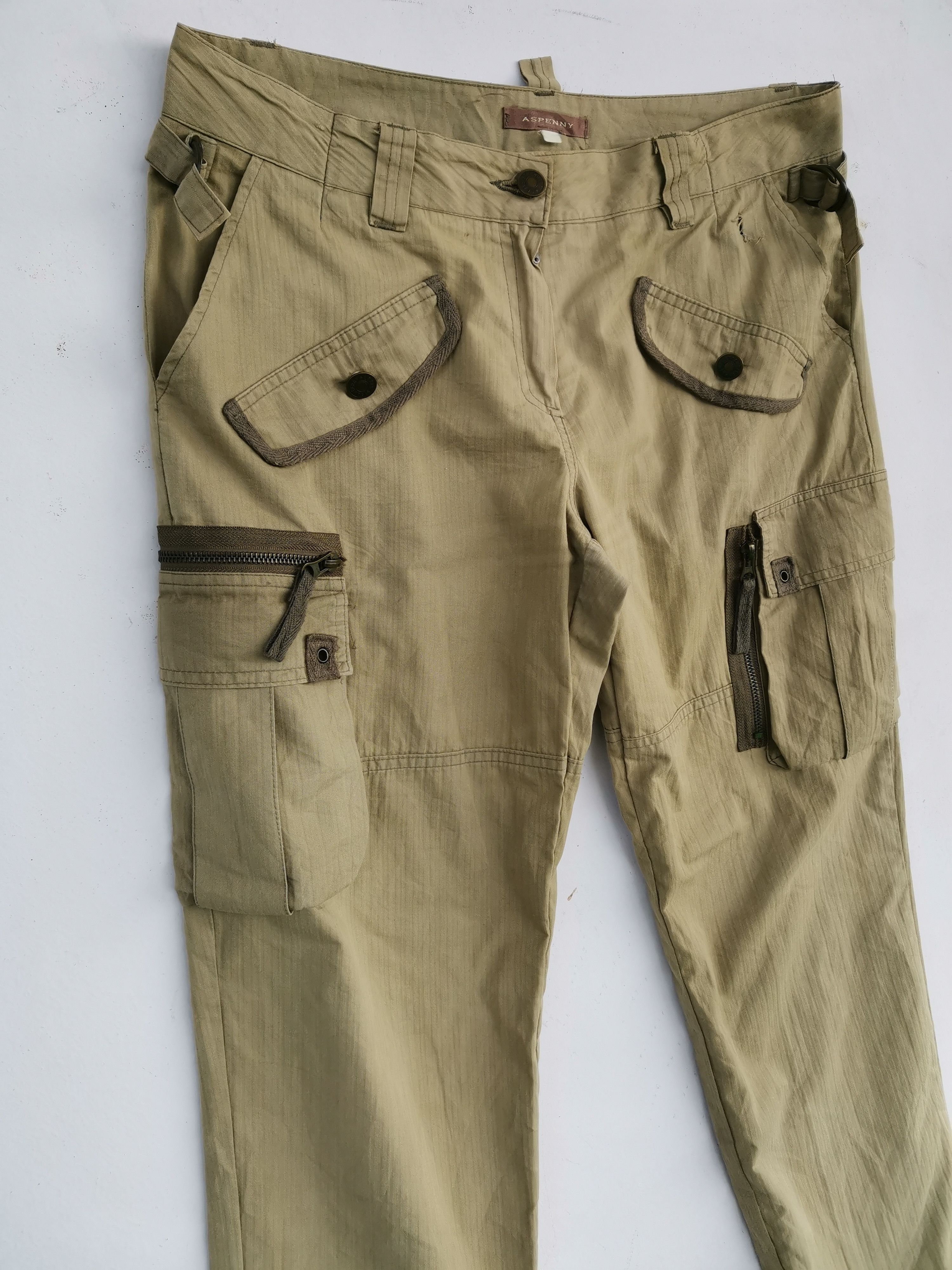 Japanese Brand Rare Aspenny Tactical Cargo Multipocket Pants Size US 32 / EU 48 - 14 Thumbnail