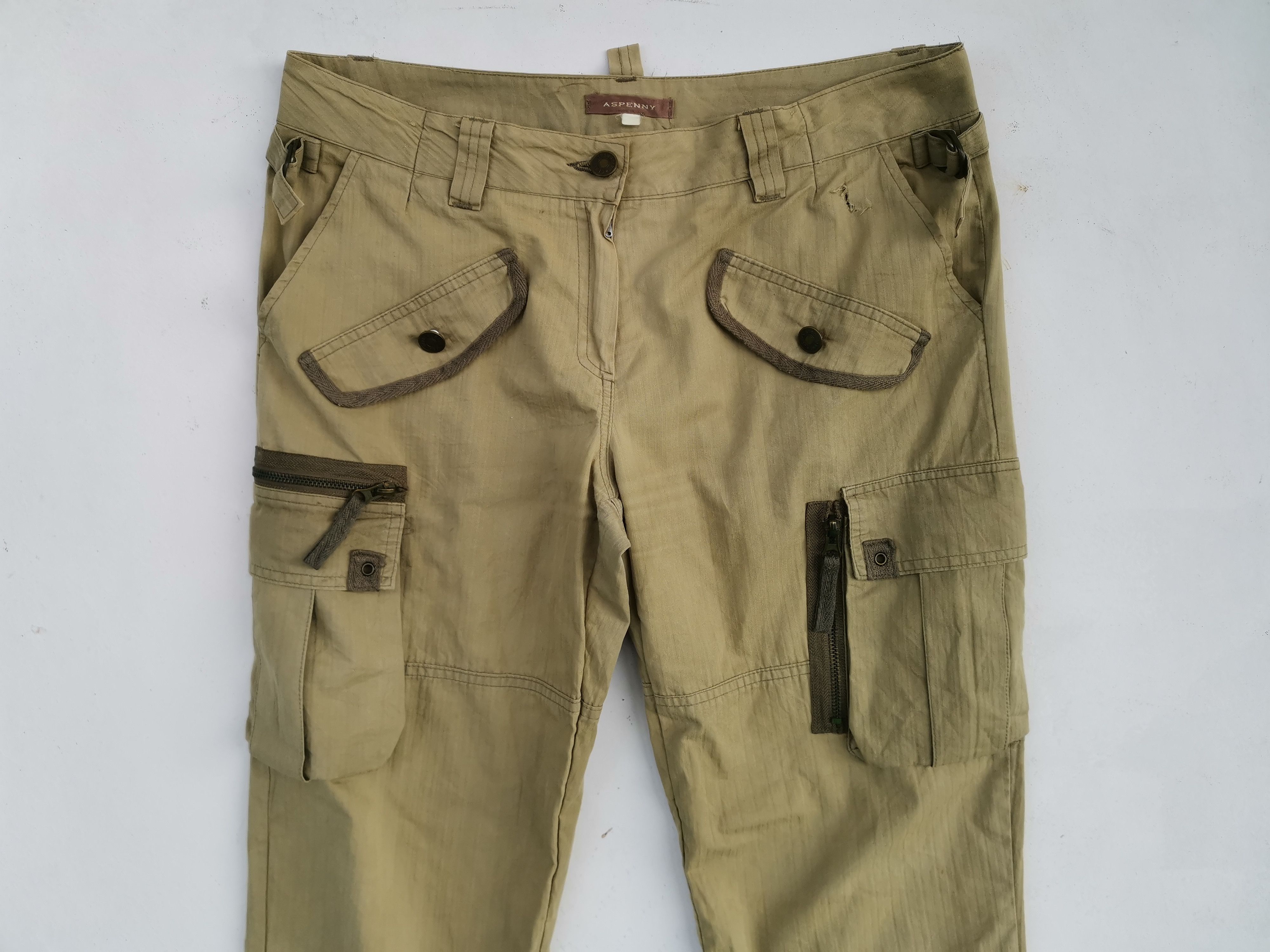 Japanese Brand Rare Aspenny Tactical Cargo Multipocket Pants Size US 32 / EU 48 - 15 Thumbnail