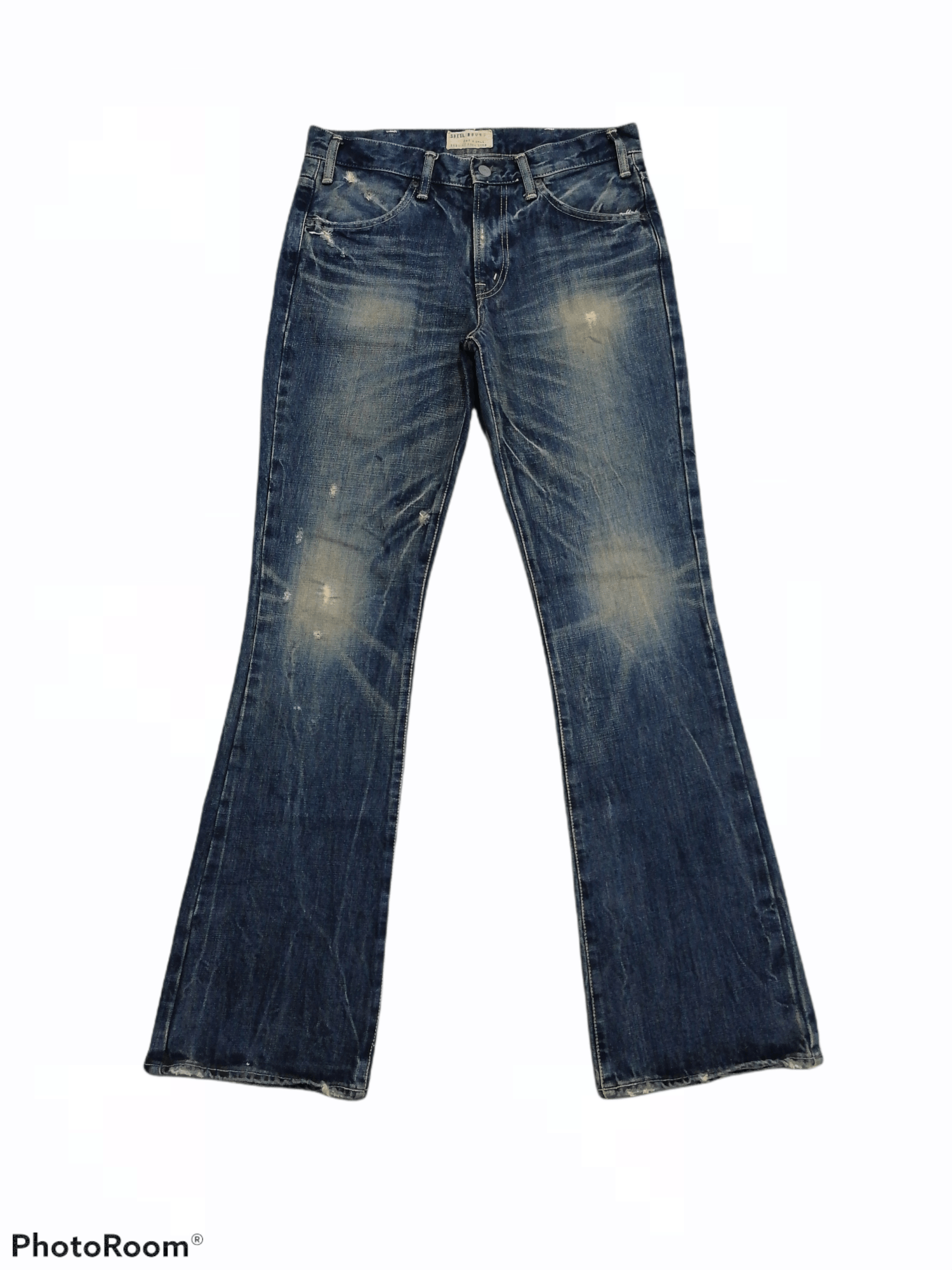 O.K.A By Spellbound Bootcut Distressed Denim Pants