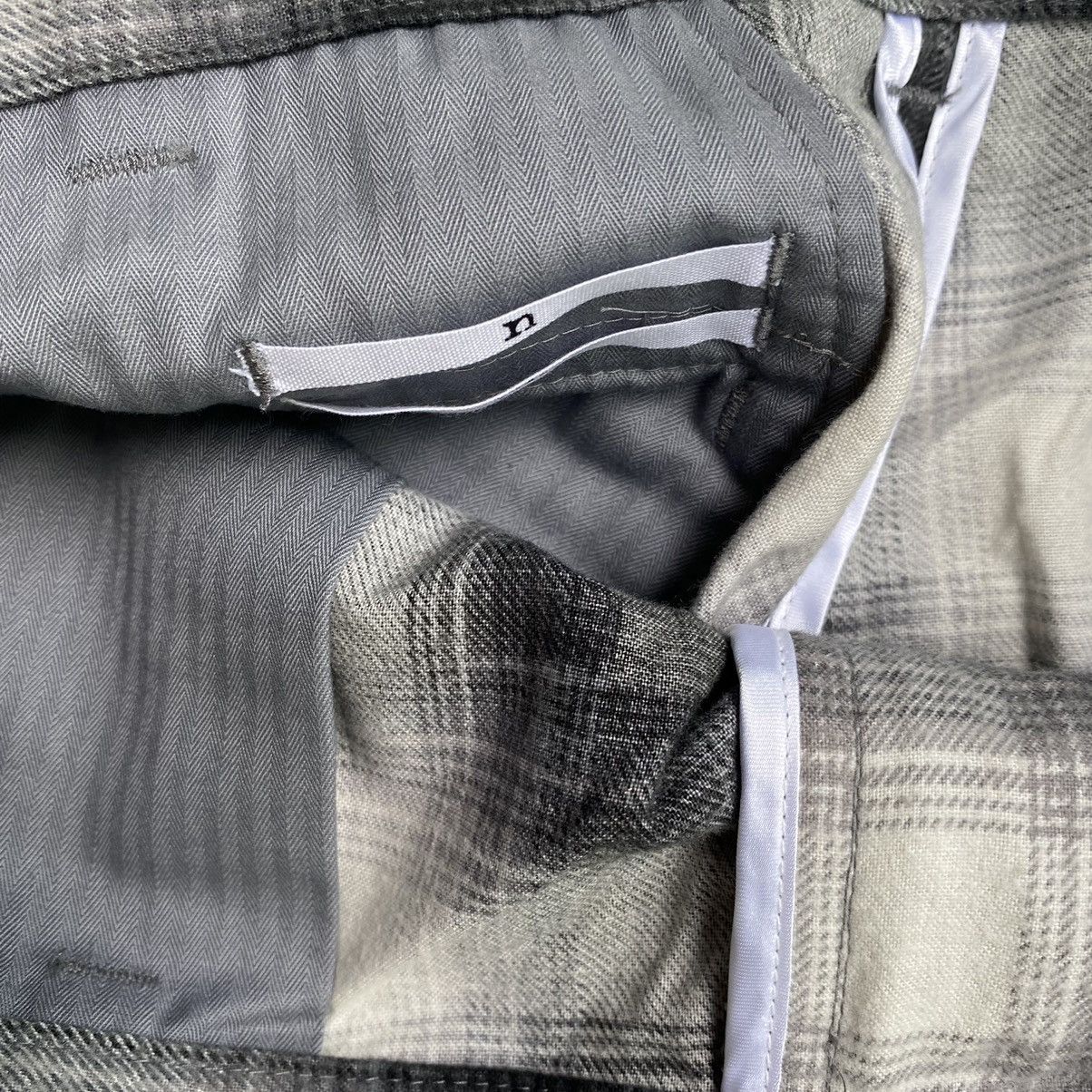 Number (N)ine Number (N)ine Grey Plaid Darts Shorts Size US 31 - 3 Thumbnail