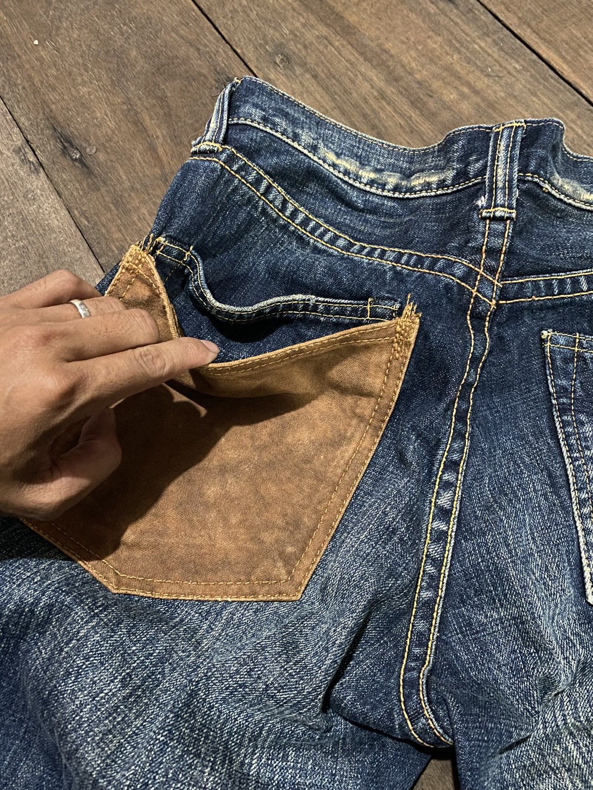 Japanese Brand 🖤BLACKFRIDAY🖤Vintage graph denim Size US 30 / EU 46 - 8 Thumbnail